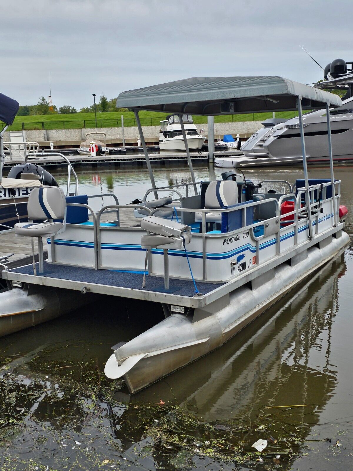 20 Ft Petersberg Pontoon Boat - 1986 1986 for sale for $2,305 - Boats ...