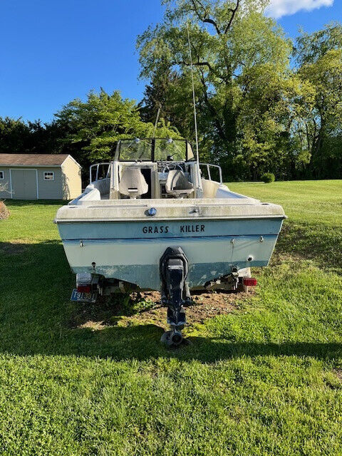 LF - 1987 Renken 19' Cuddy Cabin & Trailer - Delaware 1987 for sale for ...