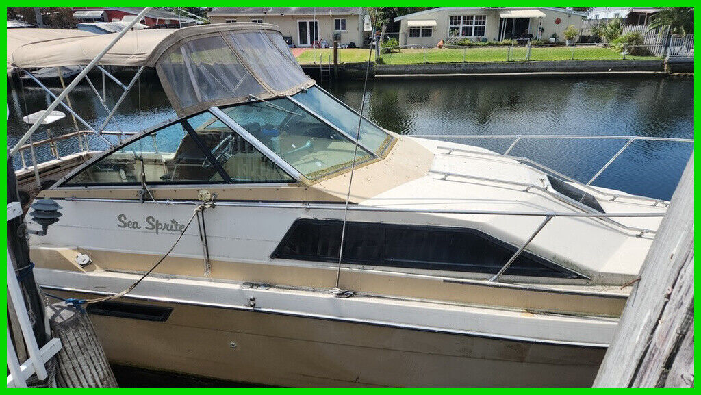 Sea Ray Sea Sprite 265 AFT Cruiser Cuddy Cabin Boat 1991 for sale for ...