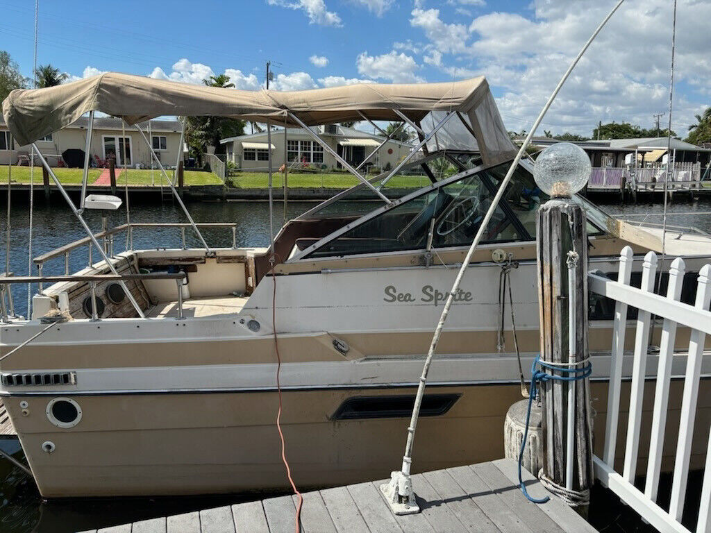 Sea Ray Sea Sprite 265 AFT Cruiser Cuddy Cabin Boat 1991 for sale for ...