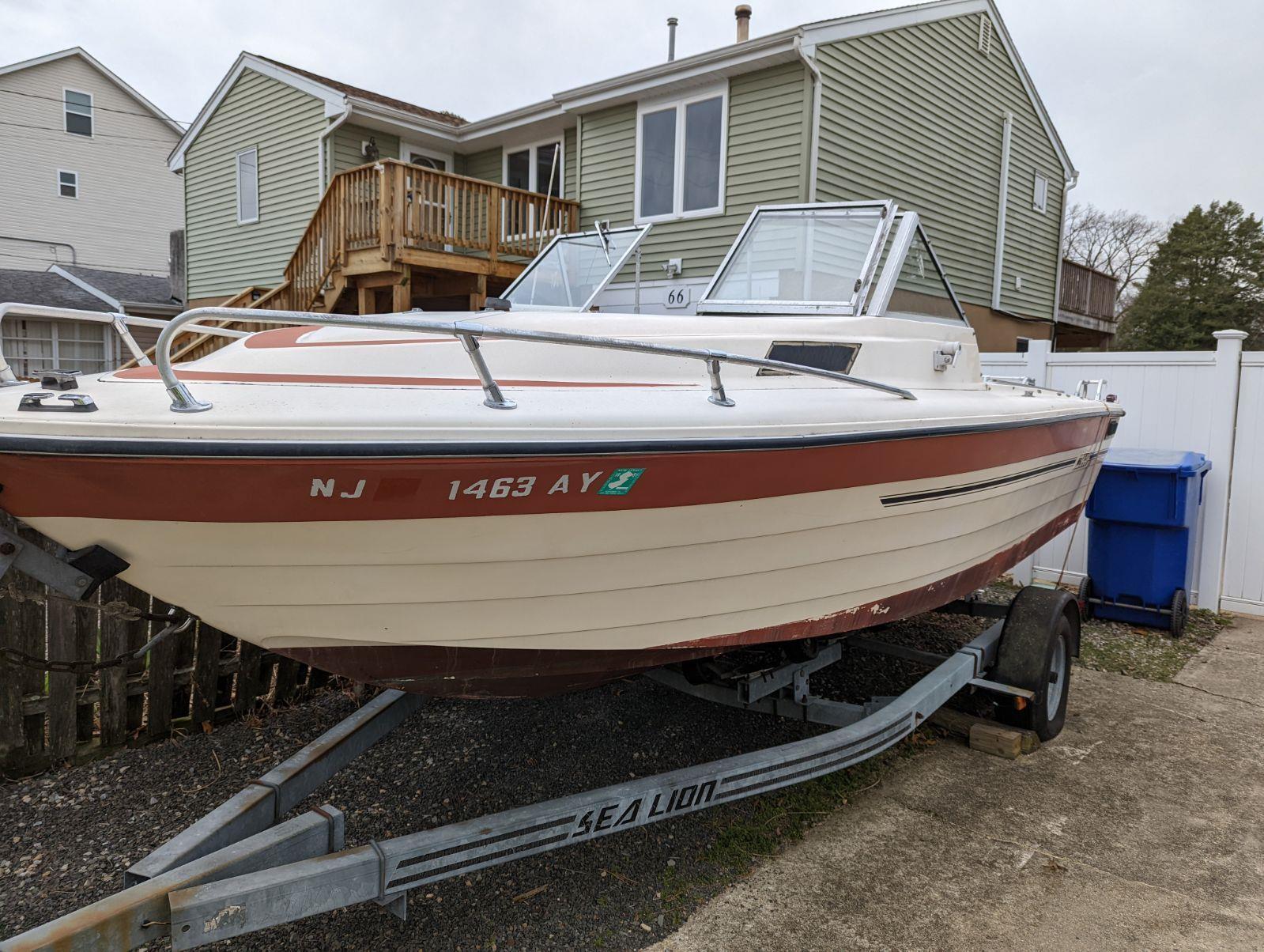 Caprice Cuddy Cabin 19' Boat Located In Bayville, NJ - Has Trailer 1976 ...