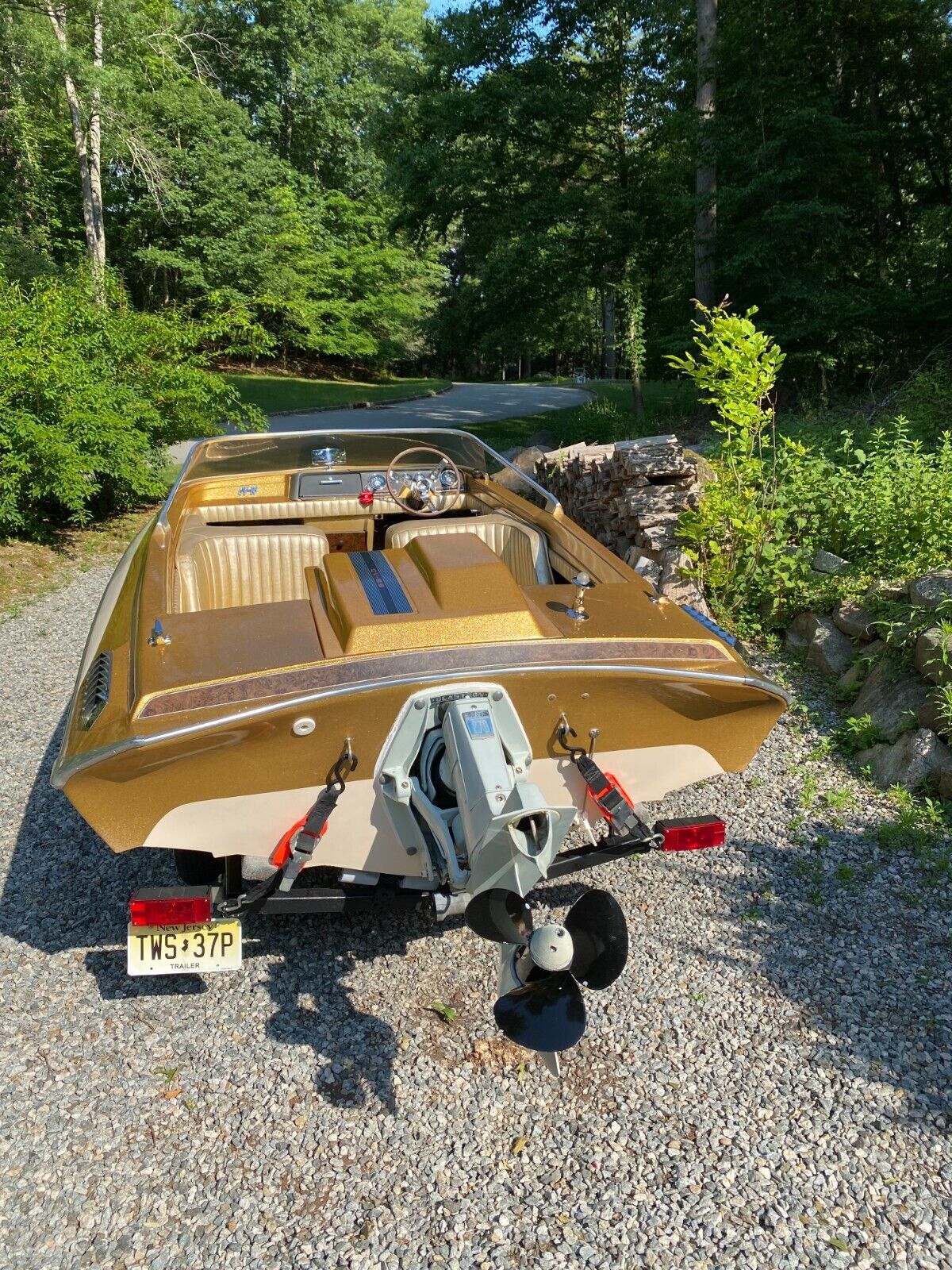 Vintage 1972 Glastron CV16 IO Boat - Pristine Condition, Original Gel ...