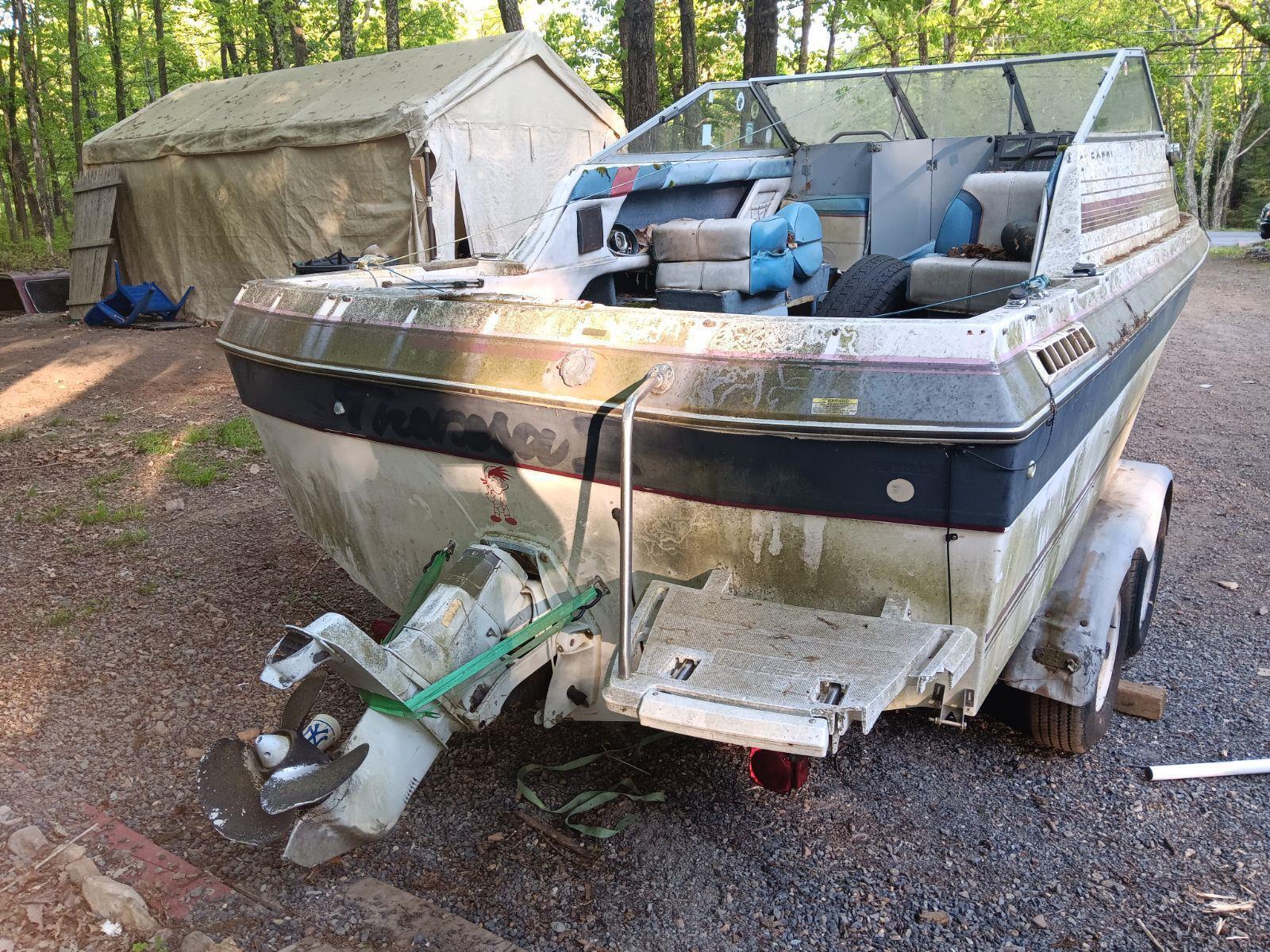 Bayliner 21' Boat Located In Effort, PA - Has Trailer 1986 for sale for ...