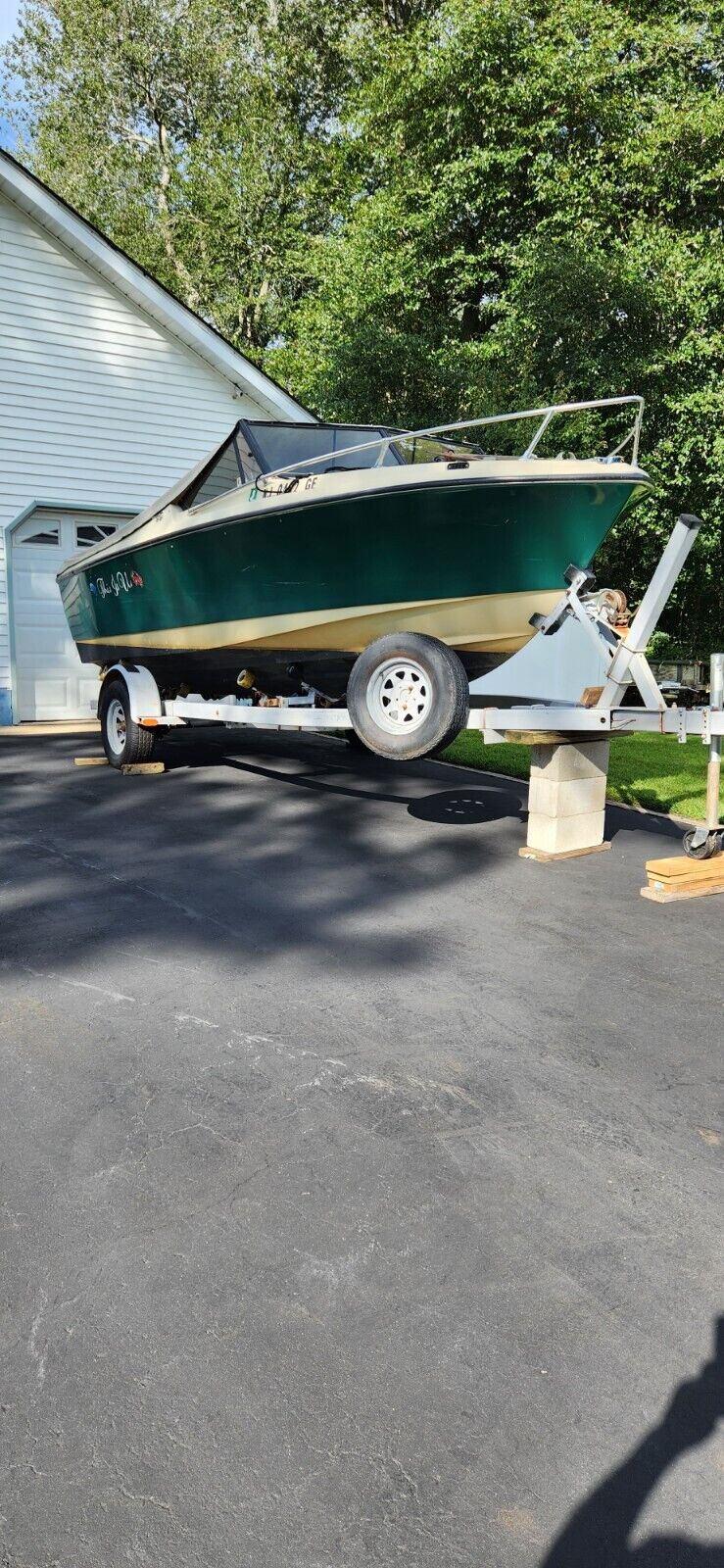 20’ 1980 Silverline Nantucket Cuddy Cabin W/1990 Trailer/ Pick Up ...