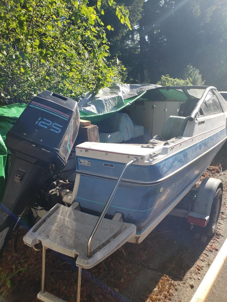 Bayliner 18' Boat Located In Lake Tapps, Wa - Has Trailer 1988 For Sale 