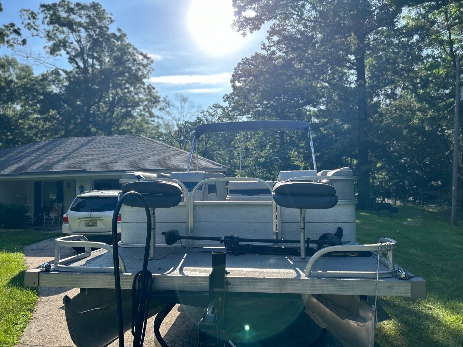 Beachcomber 20' Pontoon Boat For Sale.. Restored 4 Years Ago. NEW ...