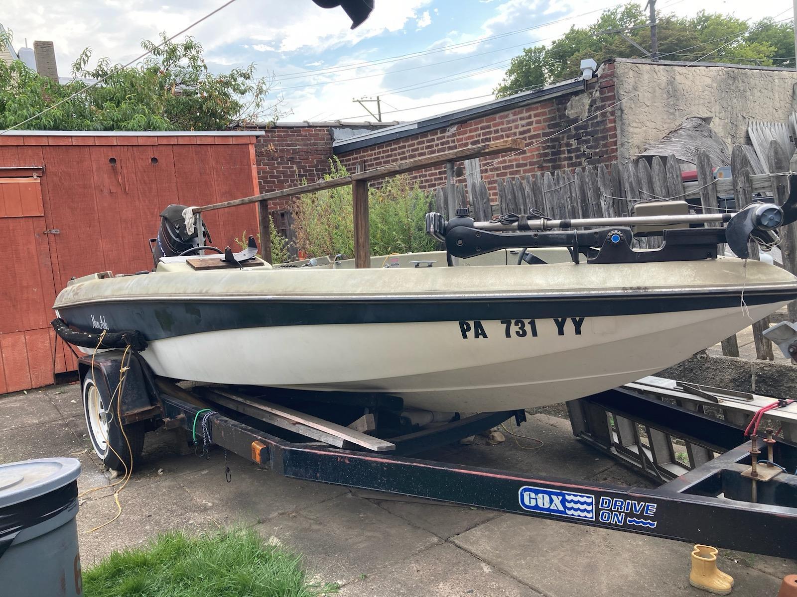 Brunswick Mon Ark 17' Boat Located In Phila, PA - Has Trailer 1980 for ...