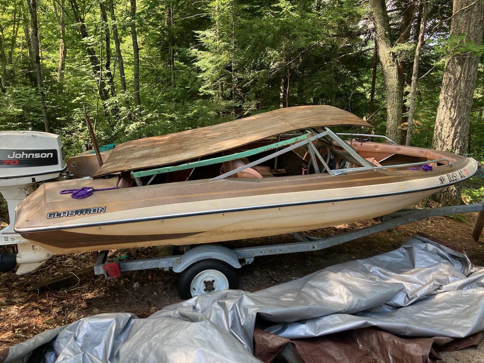 Glastron 16' Boat Located In Sanbornton, NH - Has Trailer 1984 for sale ...