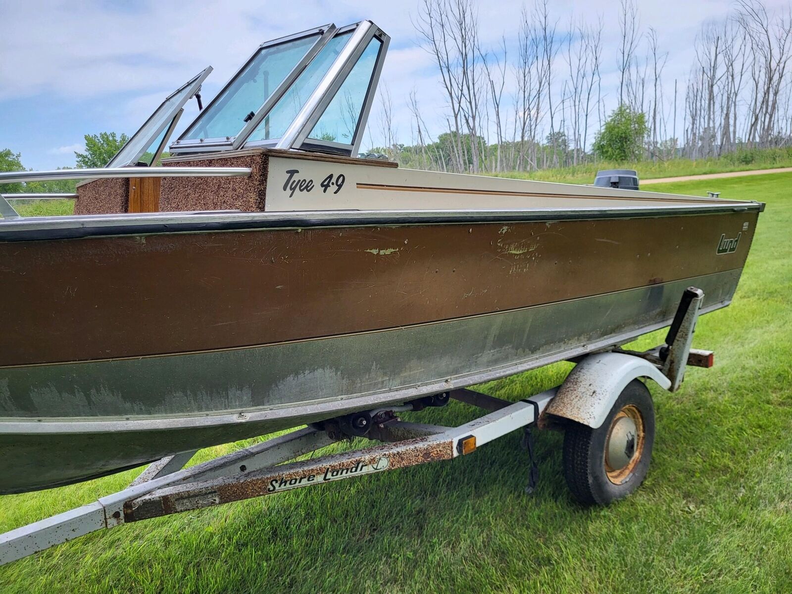 Lund Tyee 17' Boat Located In Ortonville, MN - Has Trailer 1984 for ...