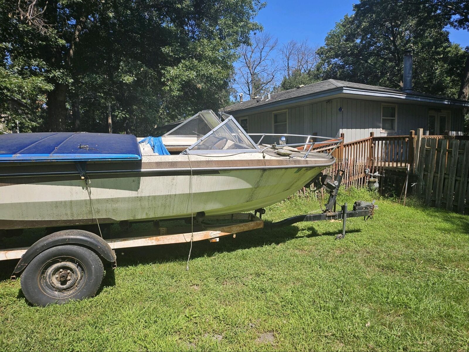 Glastron 16' Boat Located In Clearl Lake, MN - Has Trailer 1977 for ...