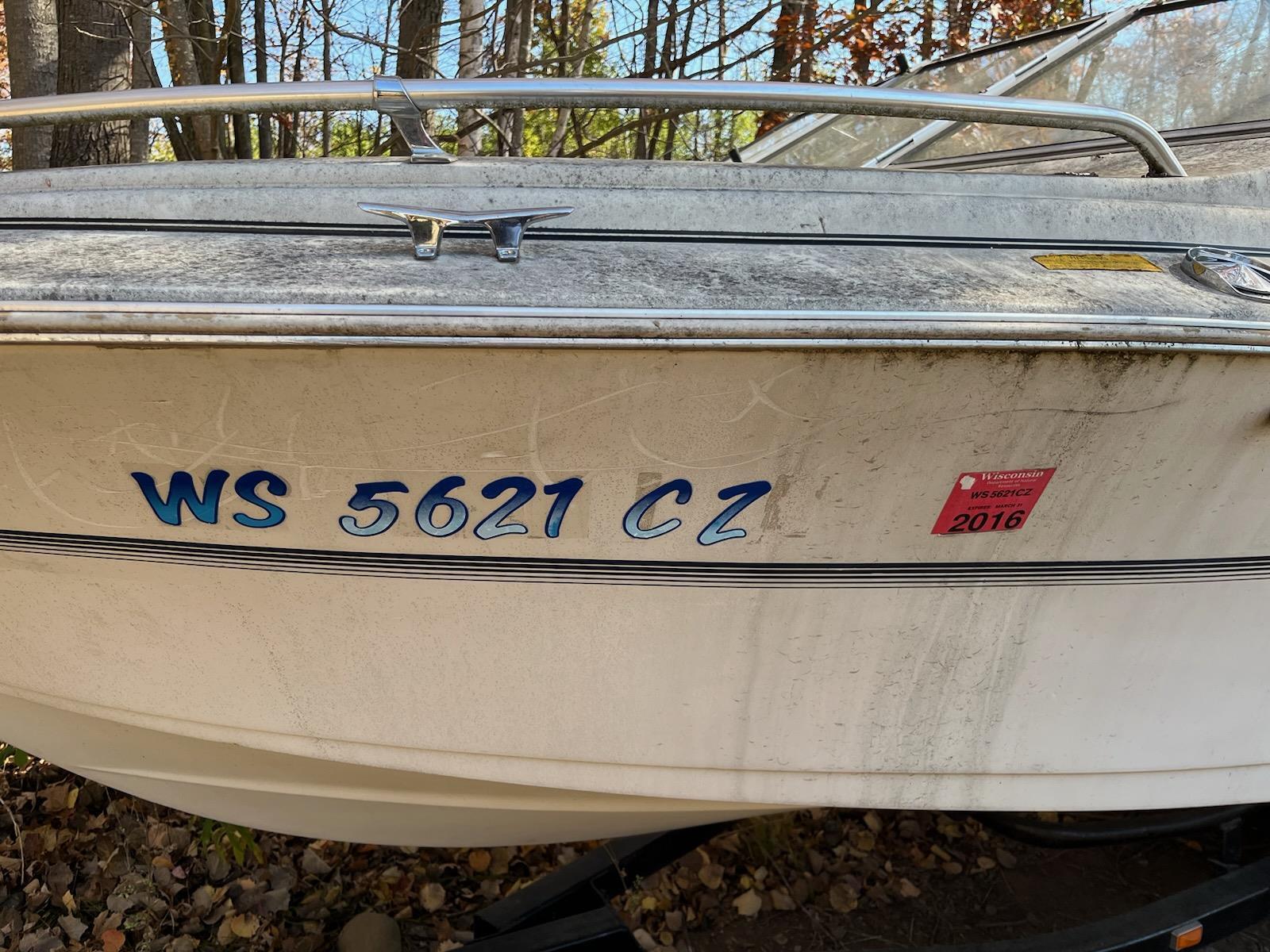 Larson Citation 16' Runabout Boat Stern & Has Trailer 1984 for sale for ...