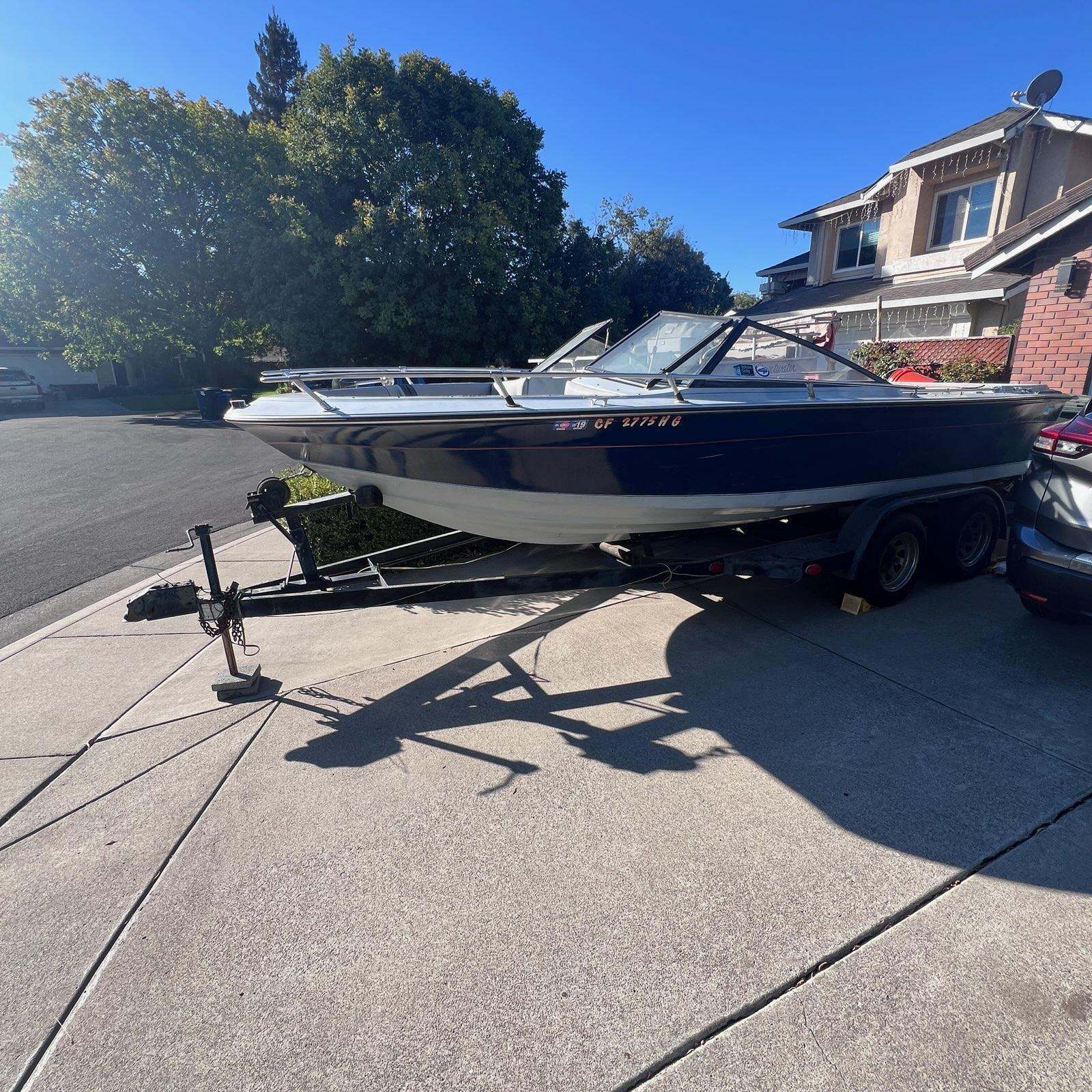 Beachcraft 18' Runabout Boat & Has Trailer 1984 for sale for $865 ...