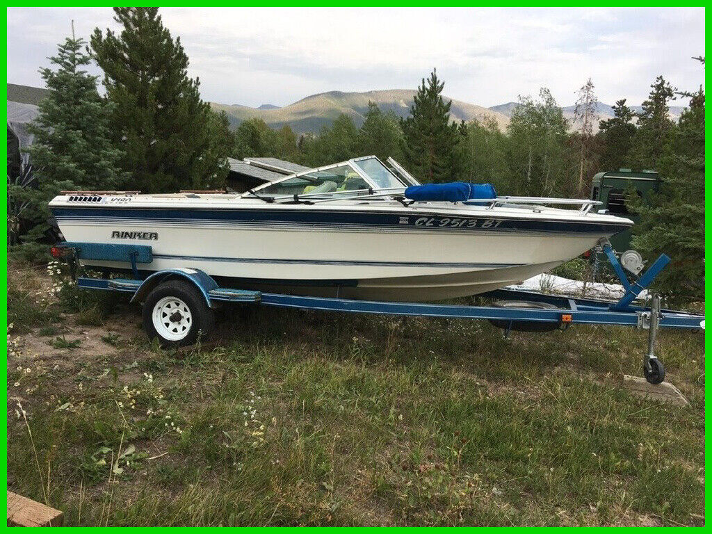 Rinker Boat V180 18' Runabout 1986 Midi Trailer Good Tires 1986 for ...