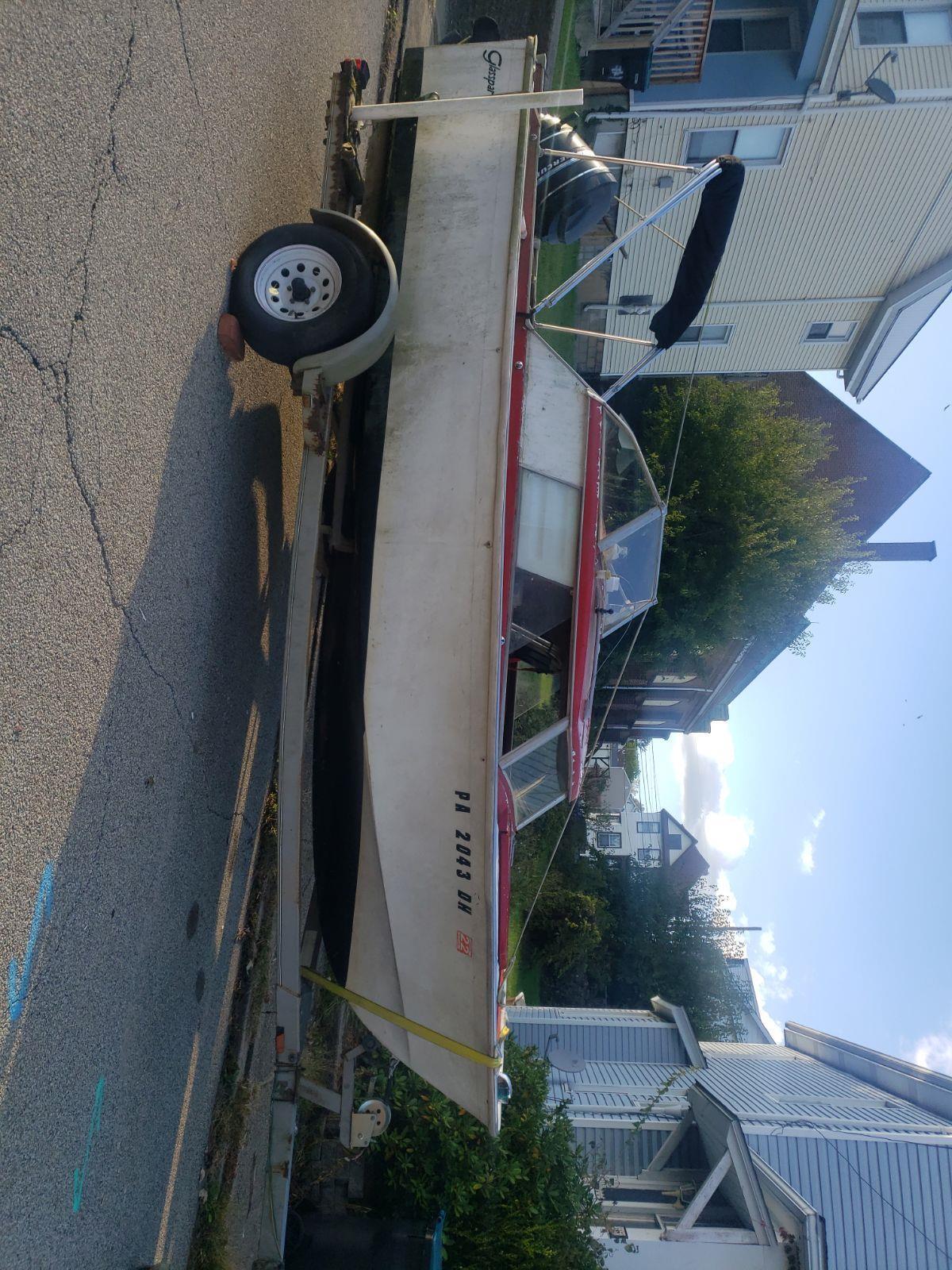 Glasspar Seafair Sedan 17' Runabout Boat Outboard & Has Trailer 1964 ...