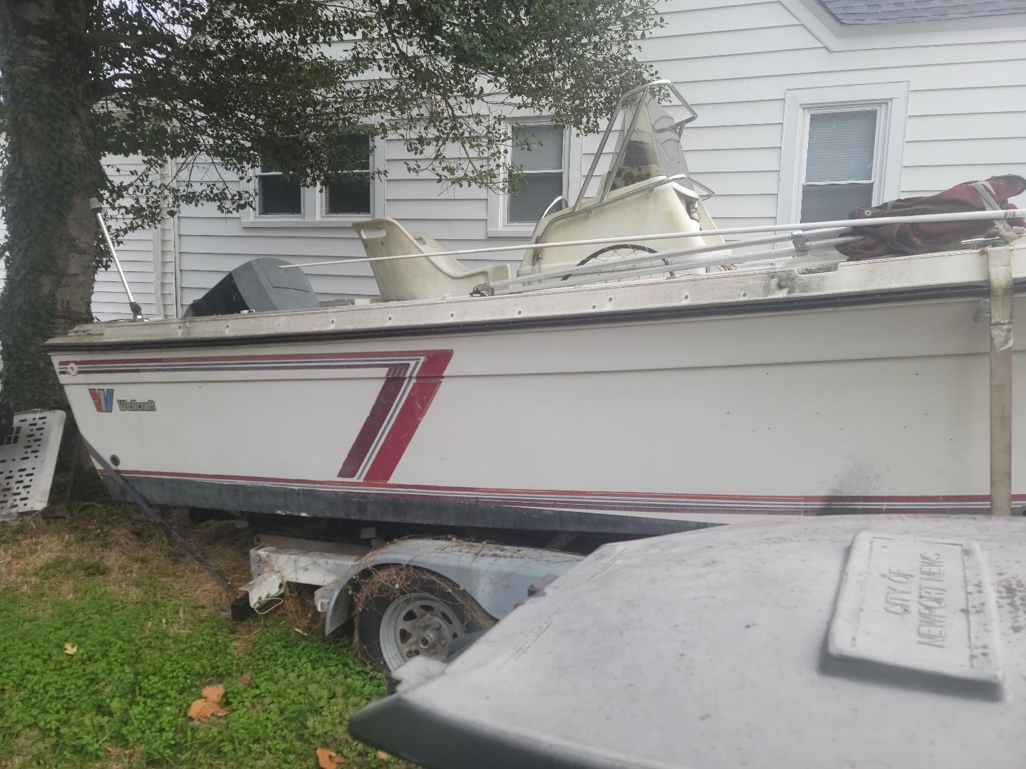 Wellcraft 23' Runabout Boat Stern & Has Trailer 1988 for sale for $447 ...