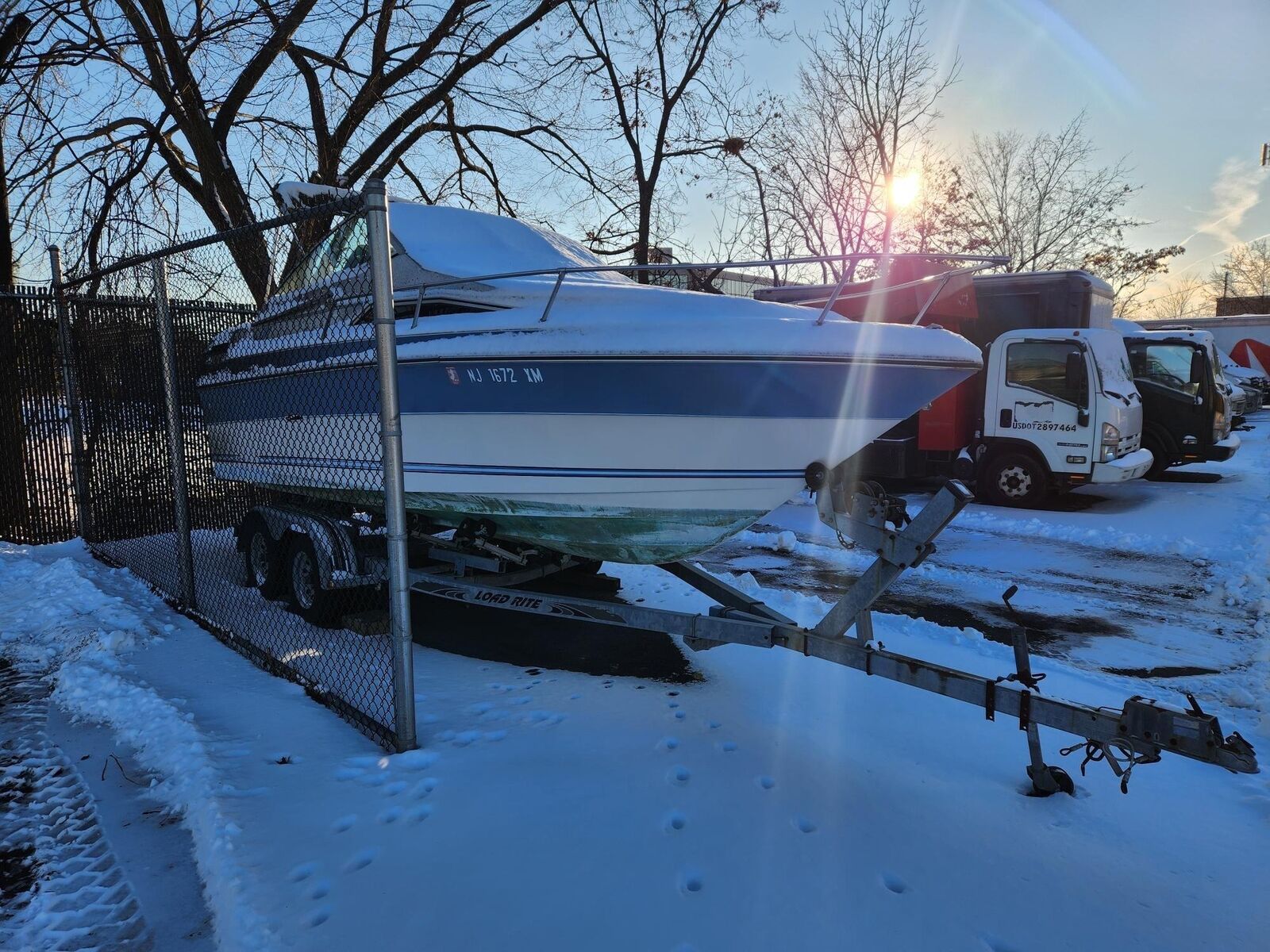 Sea Ray 21' Cuddy Cabin Boat W/ Registration & Trailer 1986 for sale ...