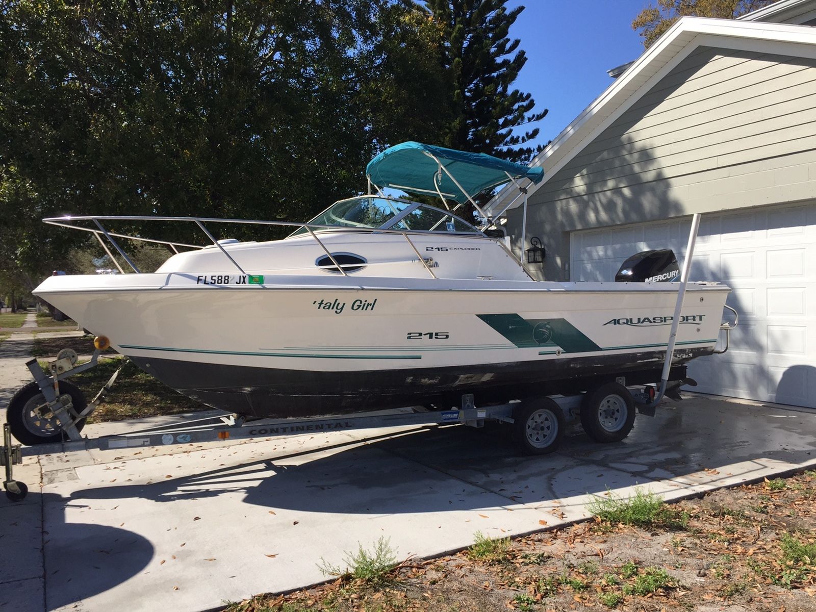 Aquasport 215 Explorer 1998 For Sale For $8,500 - Boats-from-USA.com