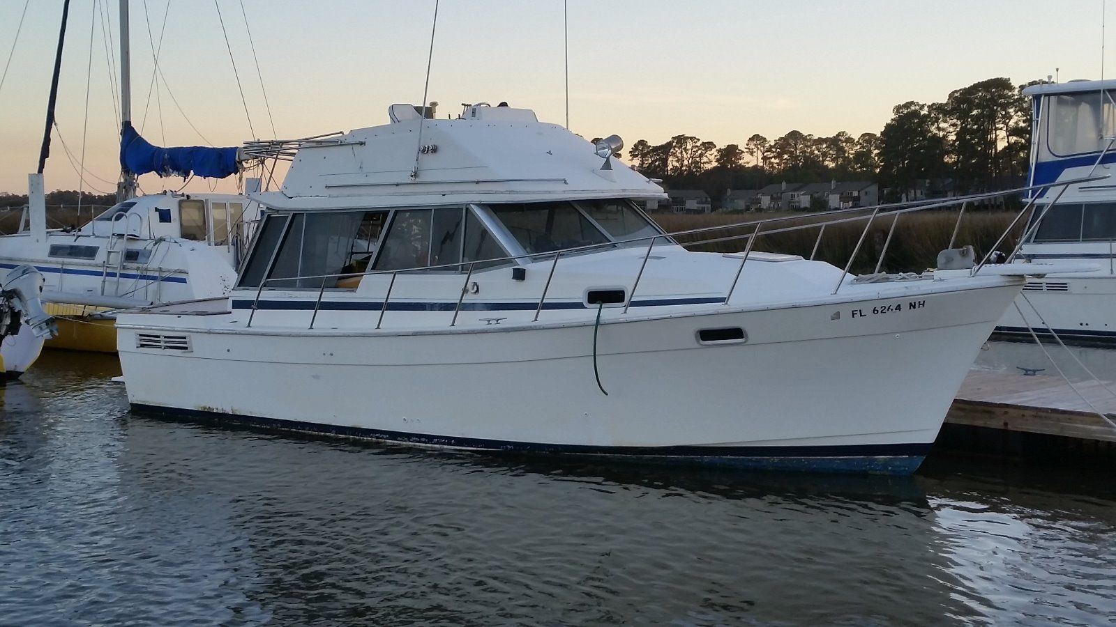 1988 bayliner 3218 motor yacht