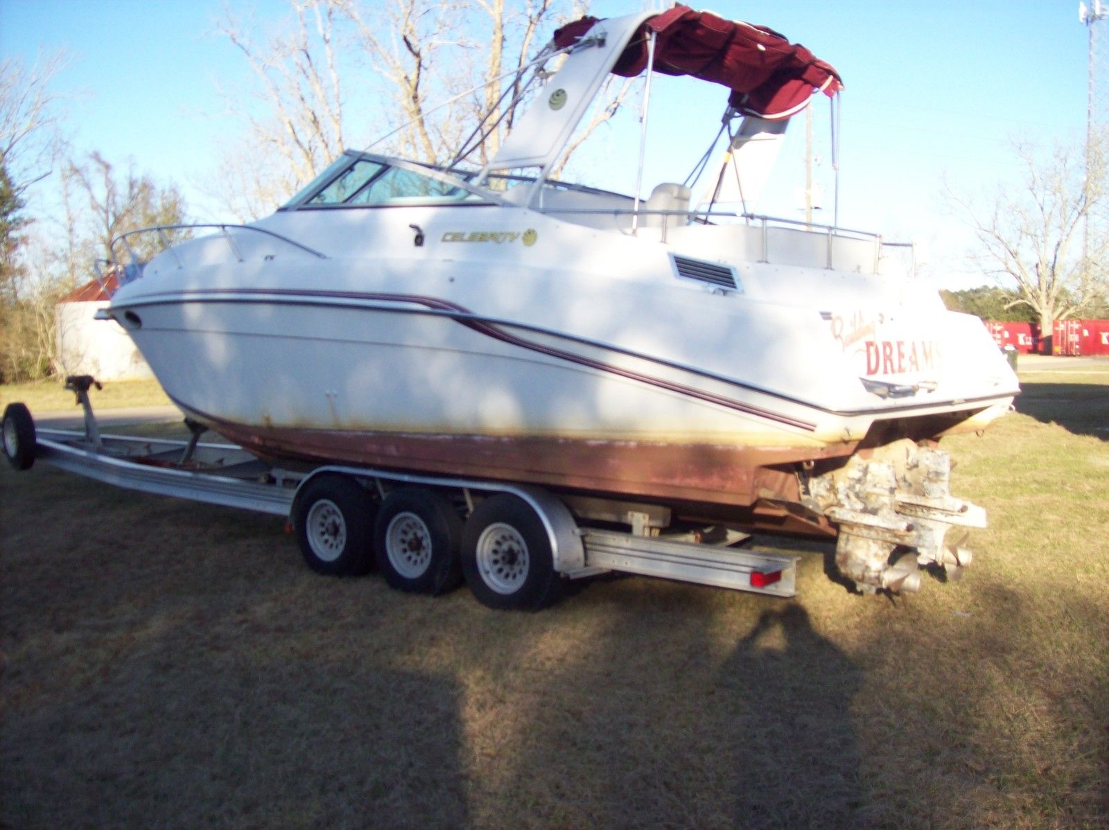 Celebrity 310 Cruiser Twin V8 Boat With Water Damage Possible Bad Motors