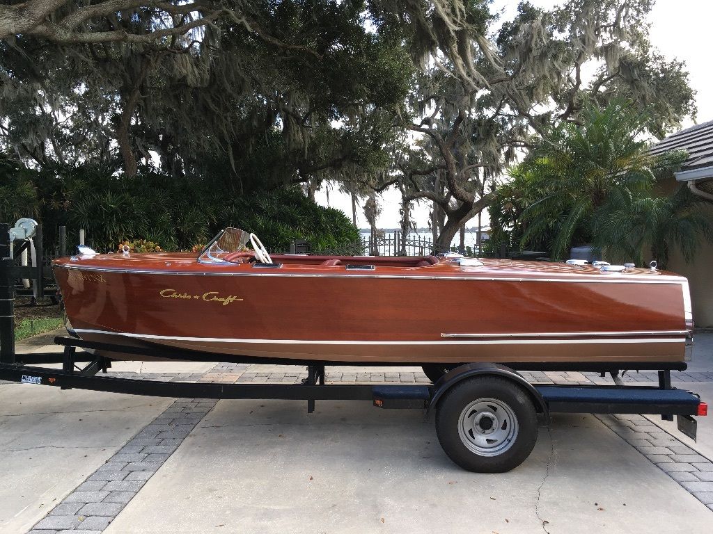 17 foot chris craft runabout 1954