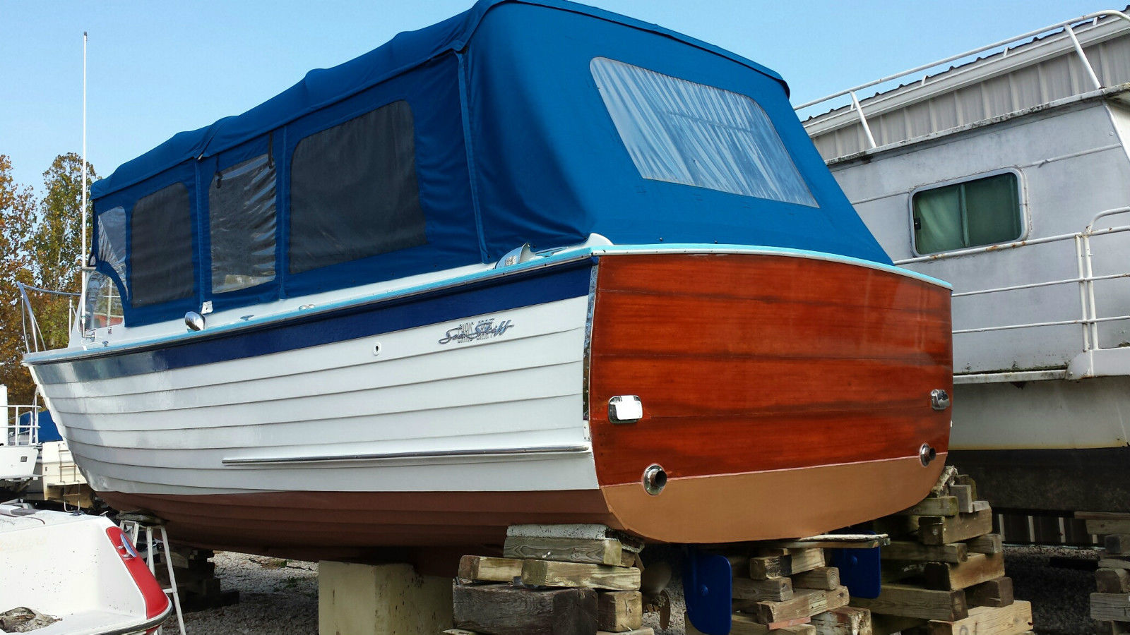 gorgeous 1958 30 ft. chris craft sea skiff - original k