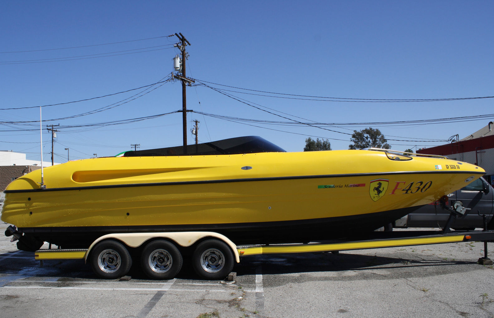 Custom Ferrari F430 Design Molded PowerBoat **No Reserve 2007 for sale for $20,000 - Boats-from ...