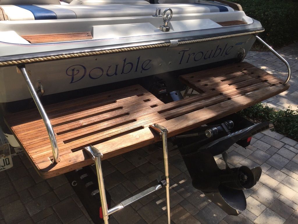 ebbtide 2400 ss deck boat mercrusier 350mag/bravo 3 dual