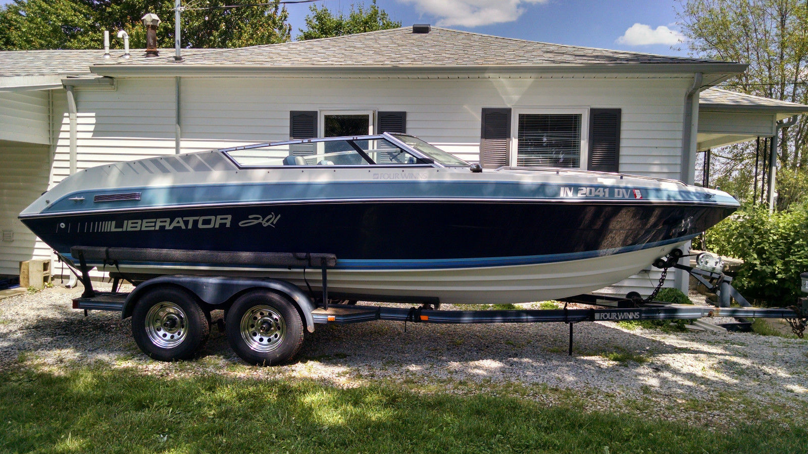 four winns liberator 201 1988 for sale for $100 - boats