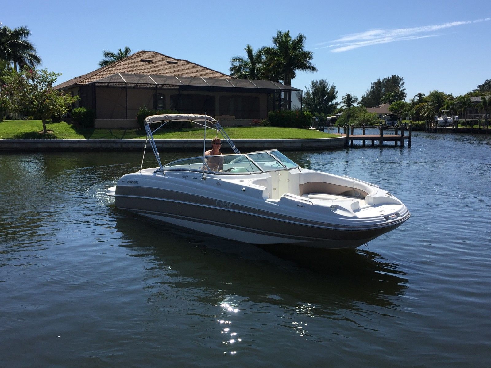 four winns deck boat bow rider 2005 for sale for $10,000