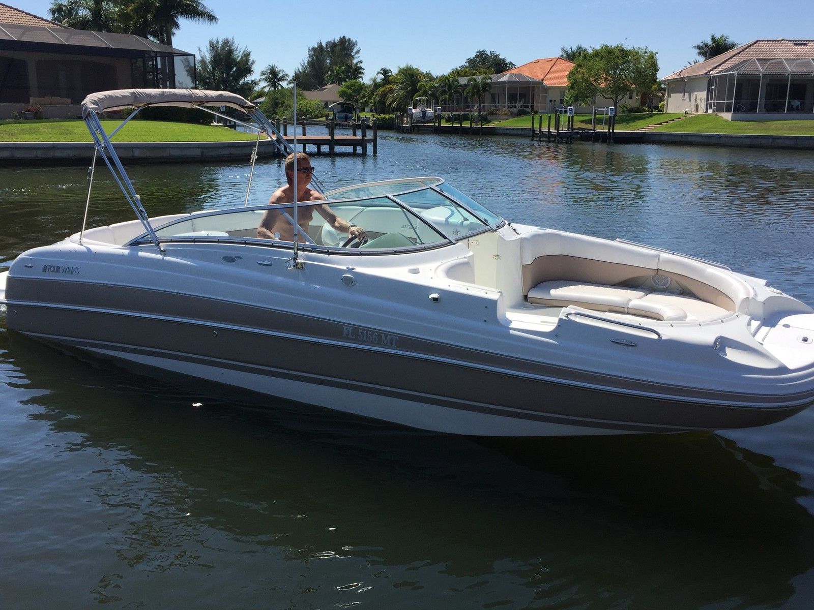 four winns deck boat bow rider 2005 for sale for ,000