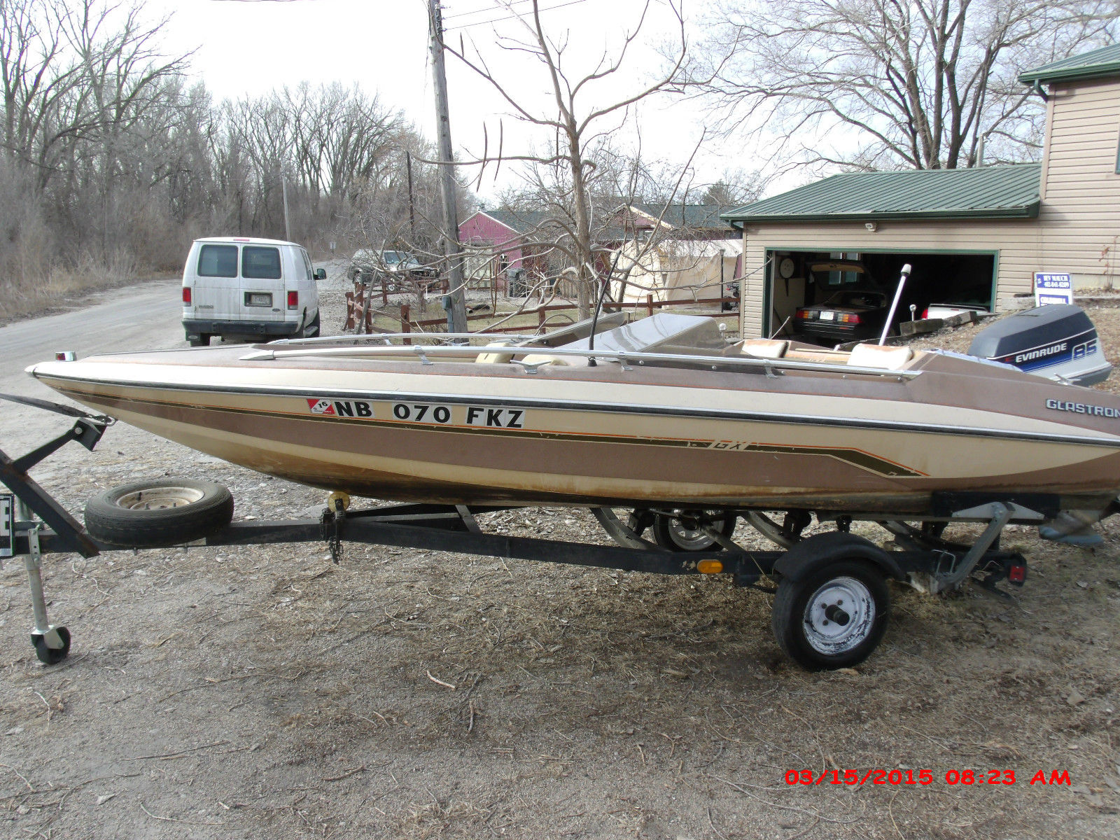 Glastron Gx150 16 Boat 85hp Evinrude 1985 For Sale For 2400 Boats