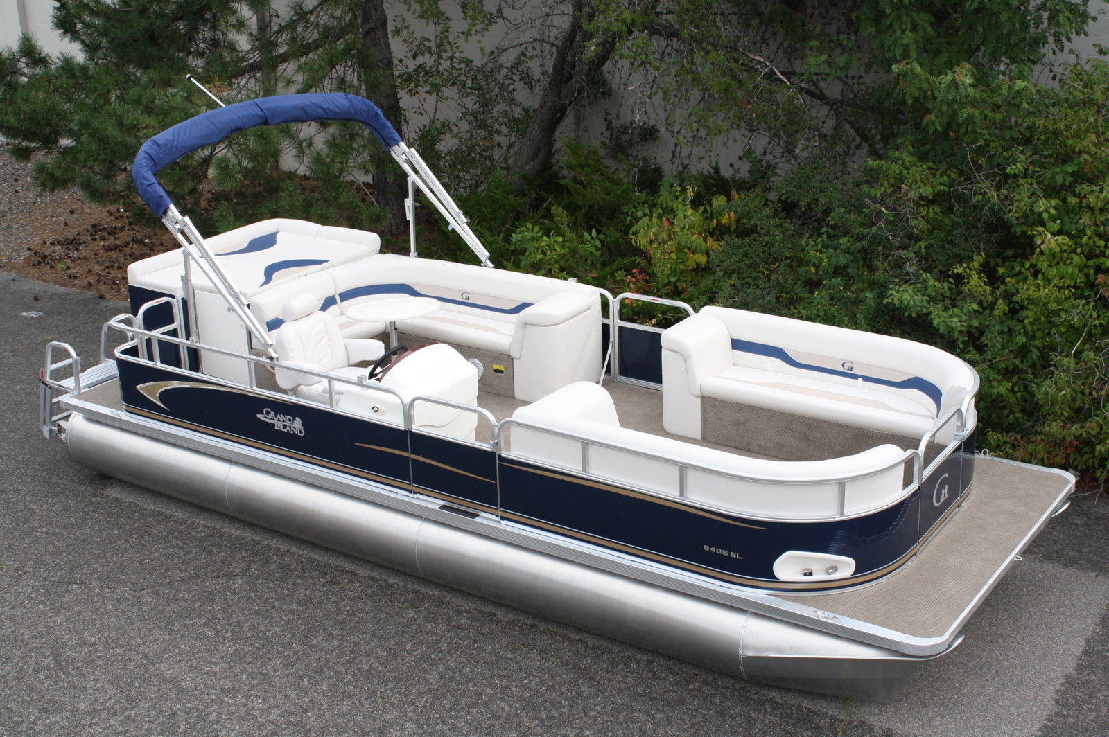 say Tahoe on the side and some say Grand Island.This is a new 2014 8.5 ft w...