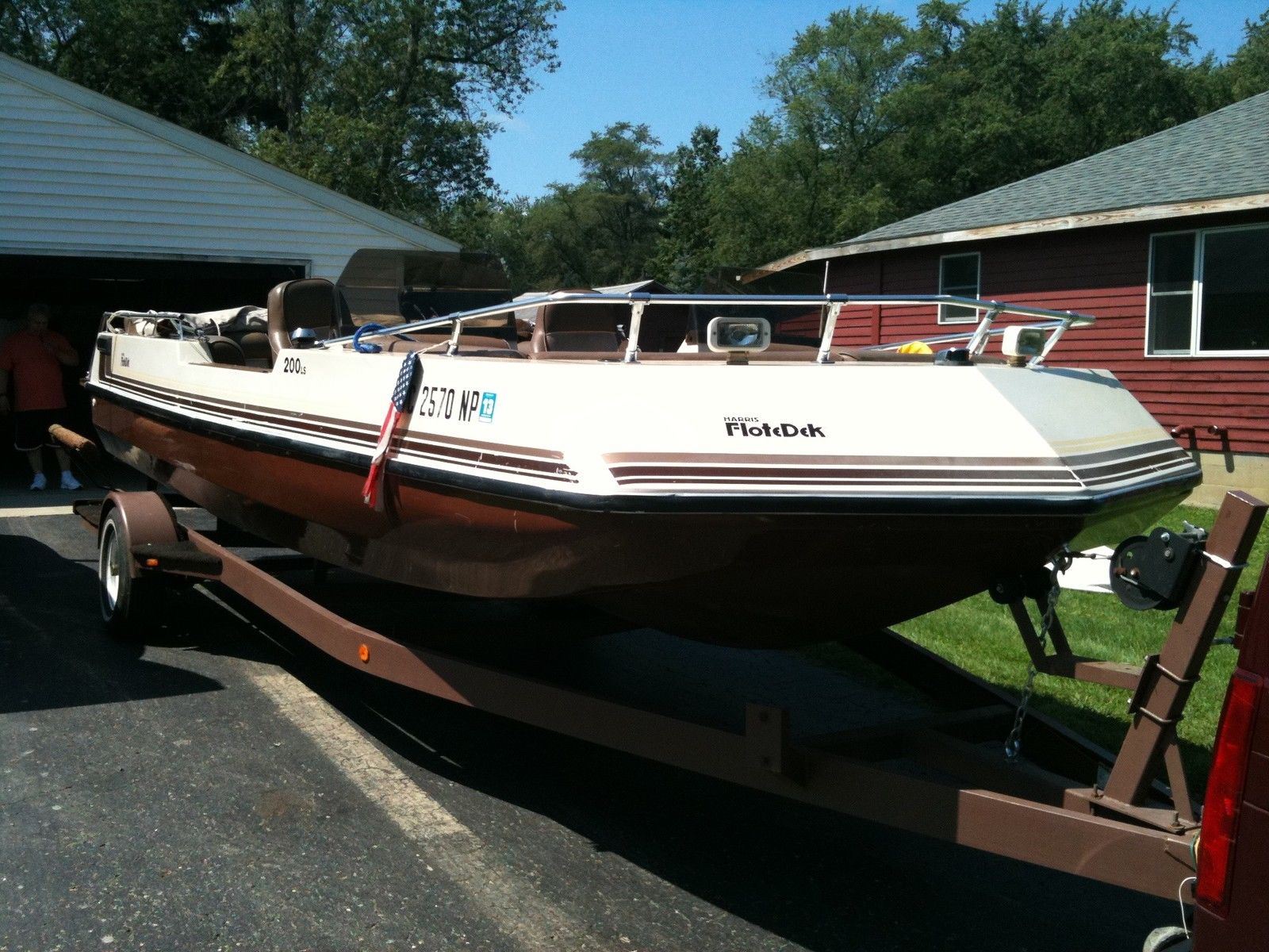 harris flotedeck 1988 for sale for $4,500 - boats-from-usa.com