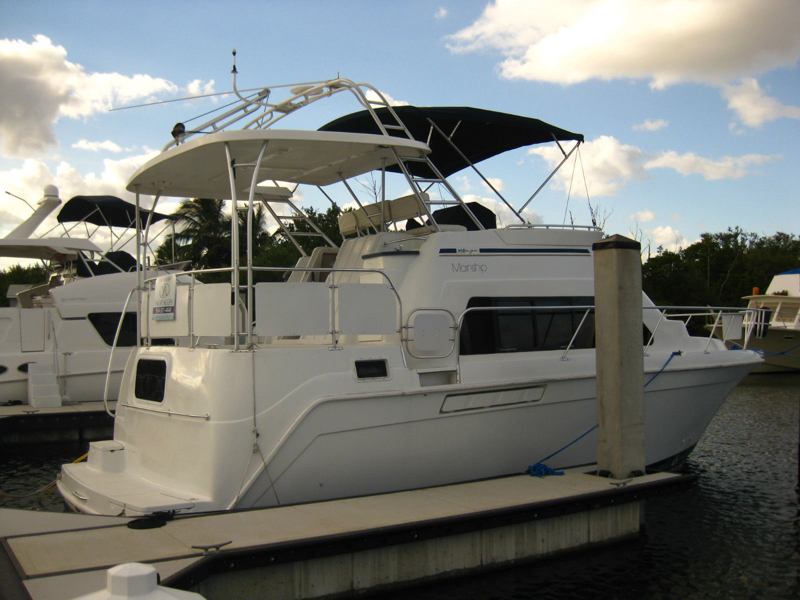 34' Mainship 340 Motor Yacht Aft Extremely Clean Many New Items And ...