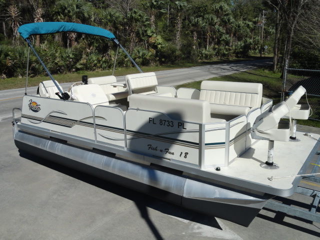 Used Fishing Pontoon Boats For Sale In Ohio  Fishing pontoon, Fishing  pontoon boats, Pontoon boats for sale