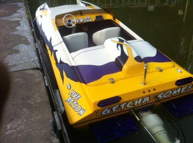 Liberator 21 TJ Tunnel Hull Jet Boat Chevy 502 V-8 Low Hours NO RESERVE !!!