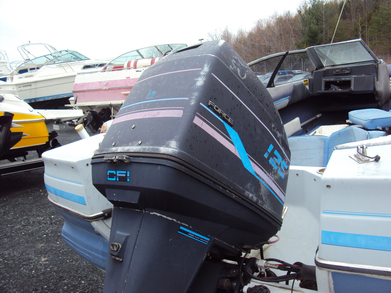 Bayliner Capri 18ft Force 125hp Outboard Fixor Parts Trailer Avail No Reserve 1989 For Sale For 200 Boats From Usa Com