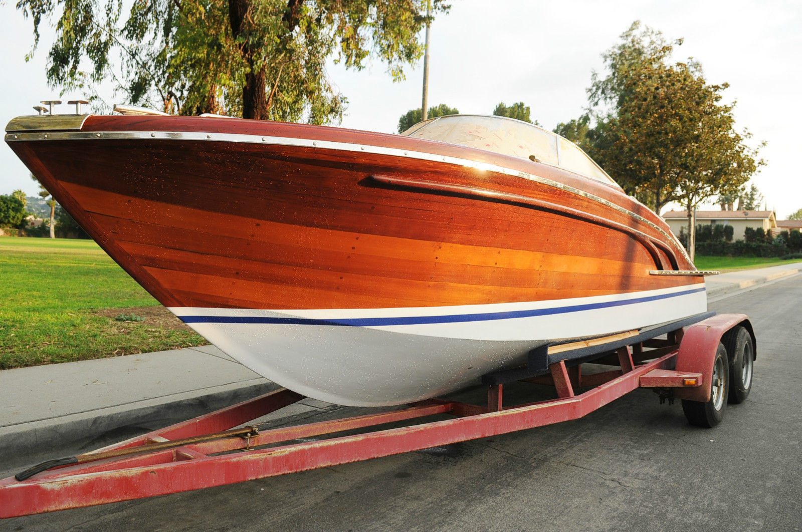 italian wooden speedboat 2012 for sale for $25,000 - boats