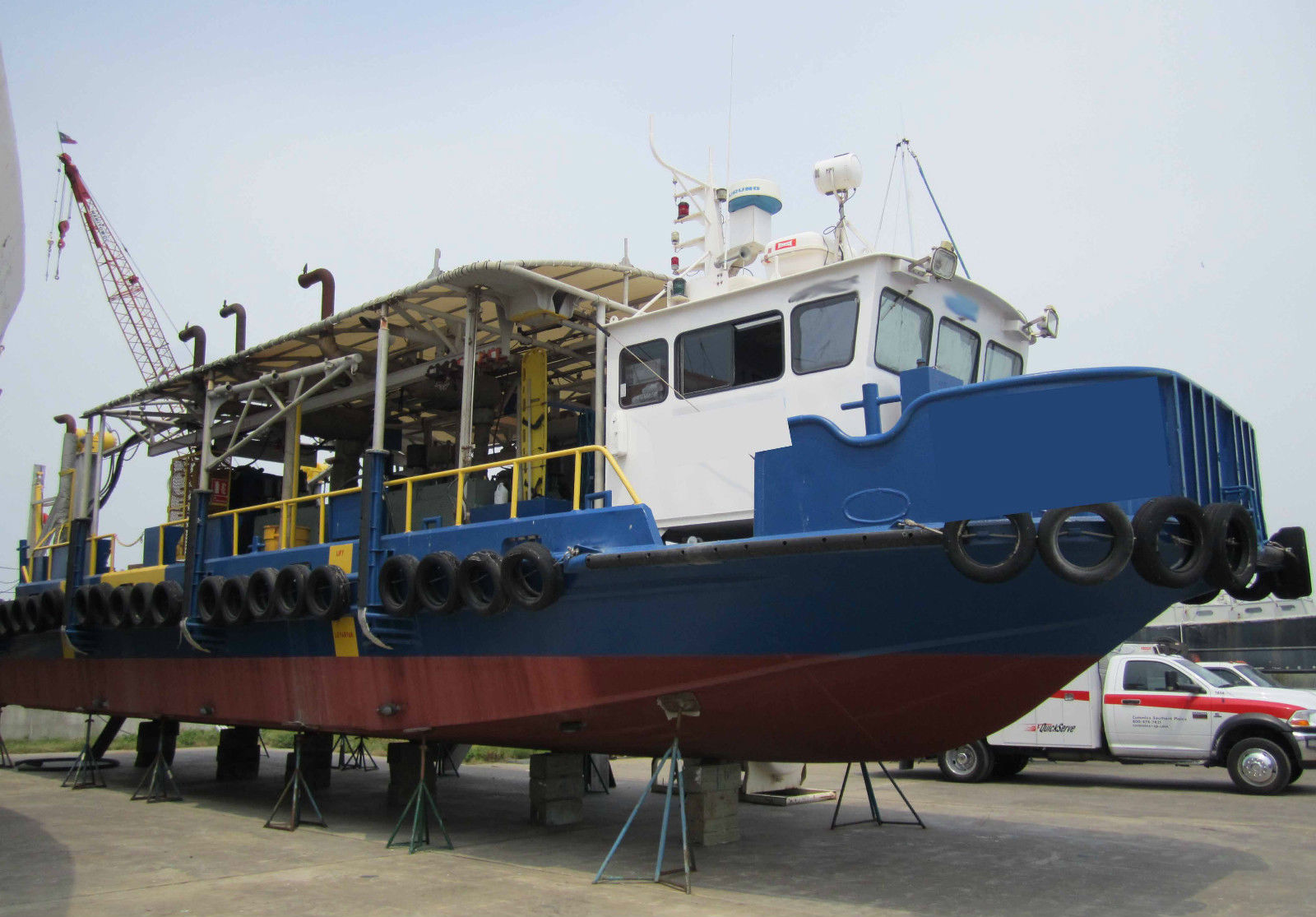 Reduced! 63-foot Shallow Draft Aluminum Seismic Vessel Boat Cummins ...