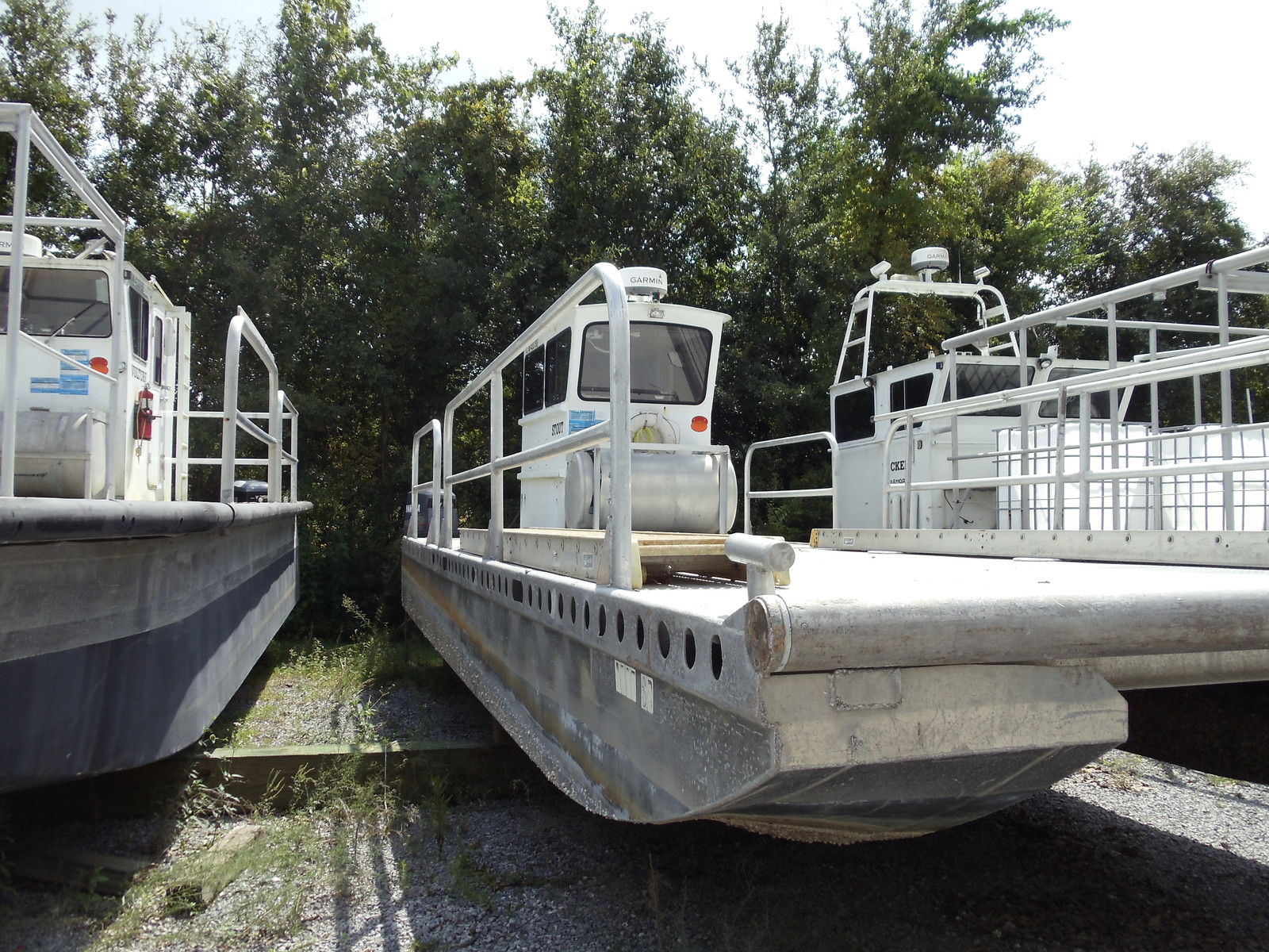 35' aluminum flatdeck workboat 1996 for sale for $39,000