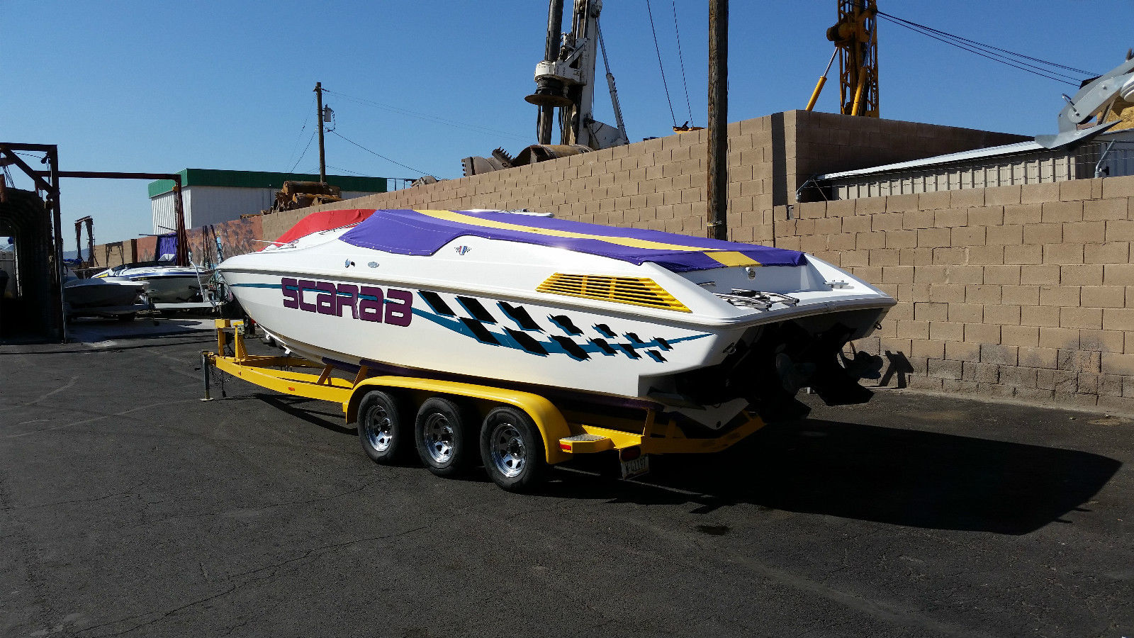 scarab powerboat for sale