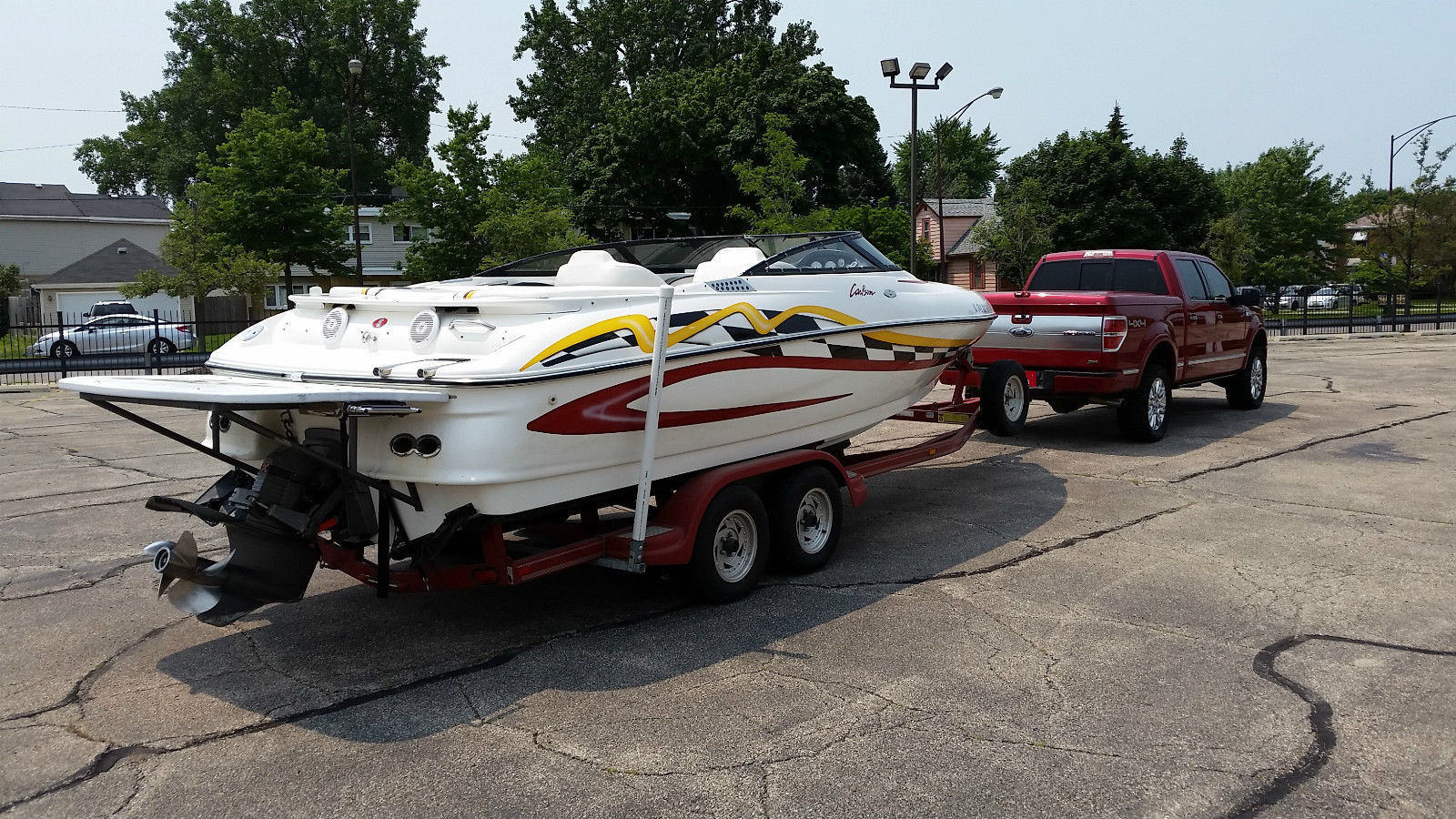 CARLSON CSX LIMITED AND FORD F-150 PLATINUM BOAT/TRUCK COMBO MATCHING Truck And Boat Combo For Sale