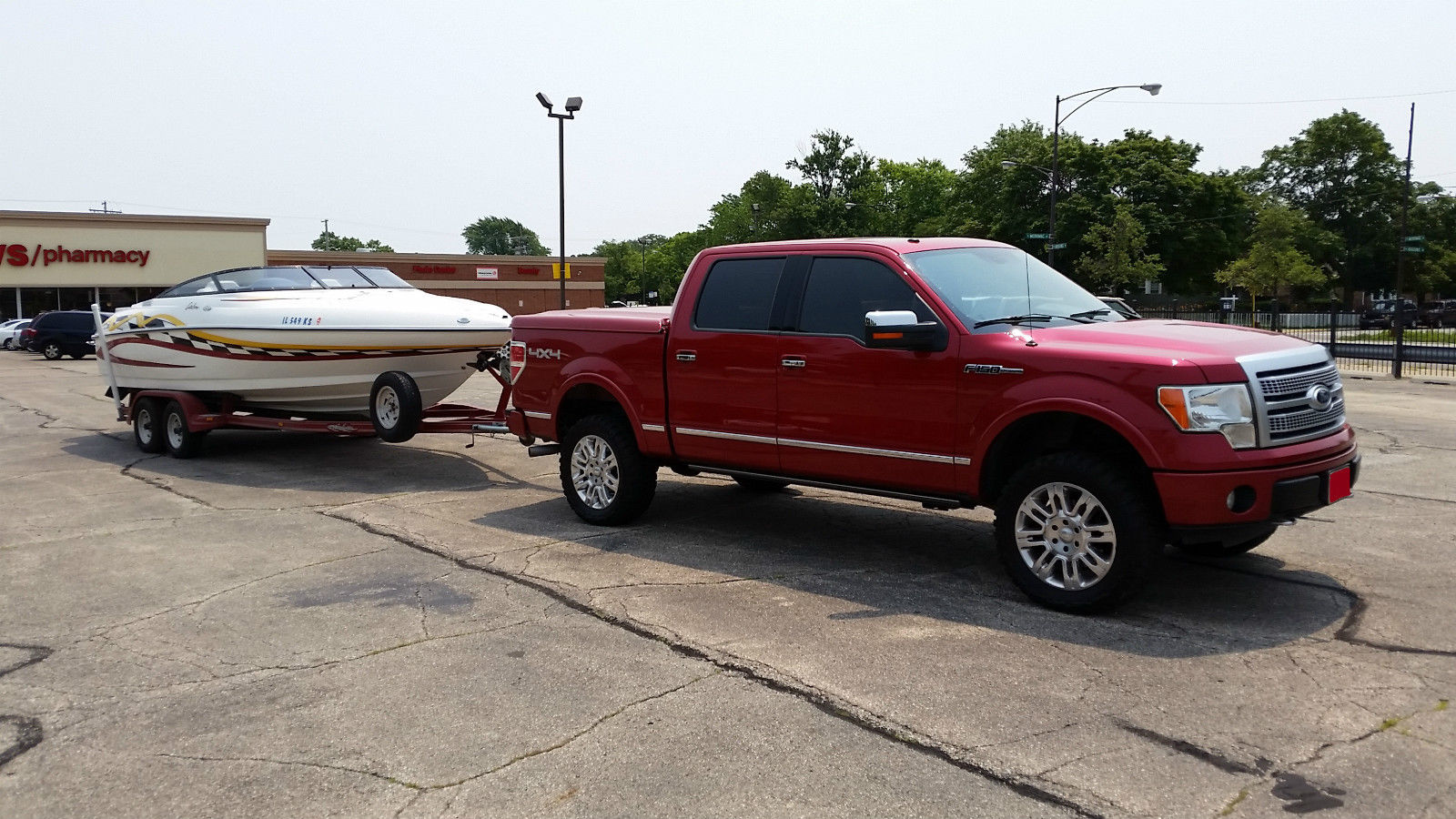 CARLSON CSX LIMITED AND FORD F-150 PLATINUM BOAT/TRUCK COMBO MATCHING Truck And Boat Combo For Sale