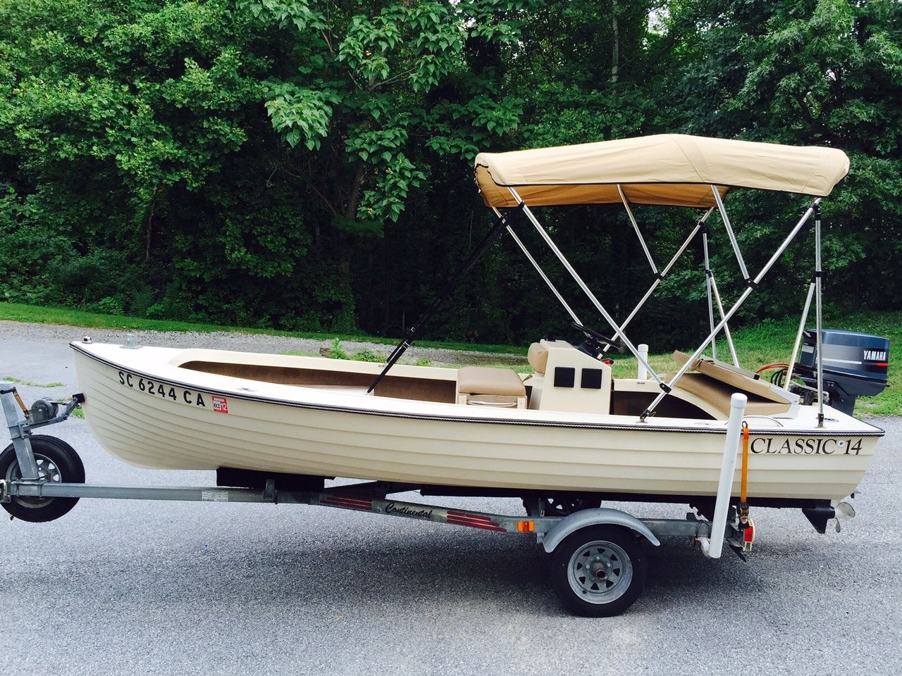 johannsen boat works classic 14 1992 for sale for $4,500