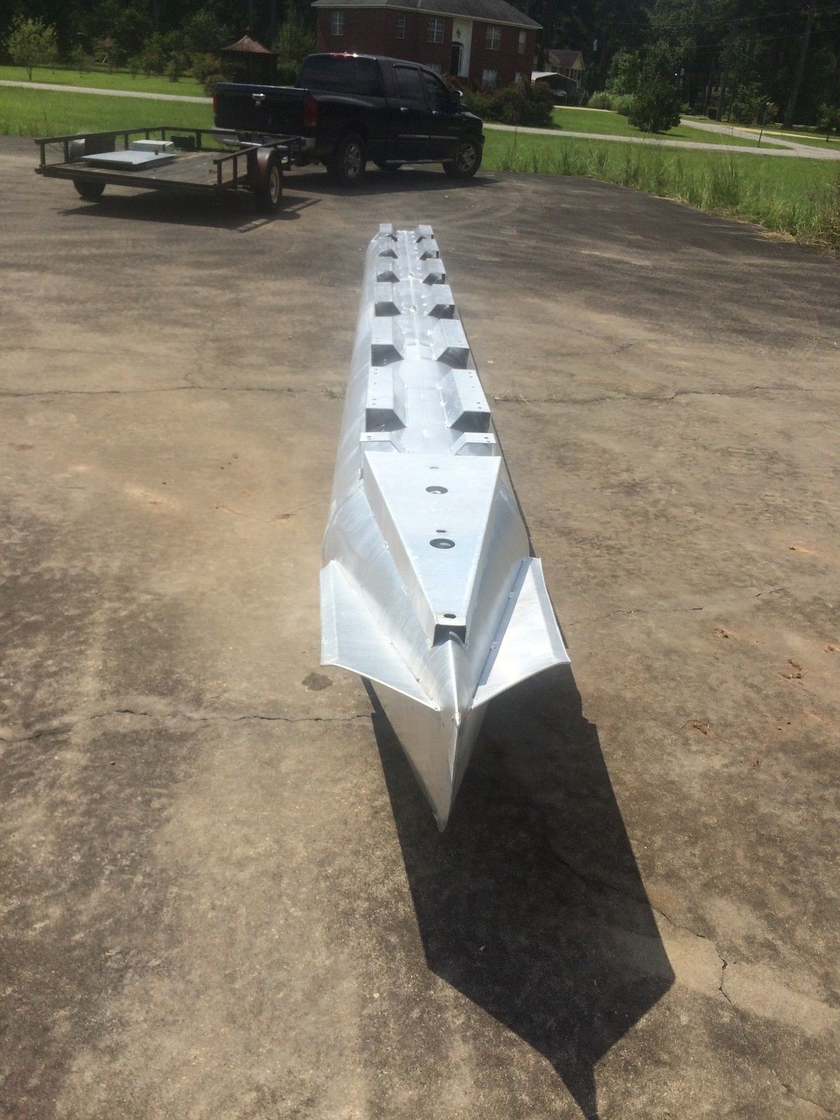 24FT PONTOON LOG WITH 2FT CUT OUT BUT HAVE IT ALSO for sale for $990 