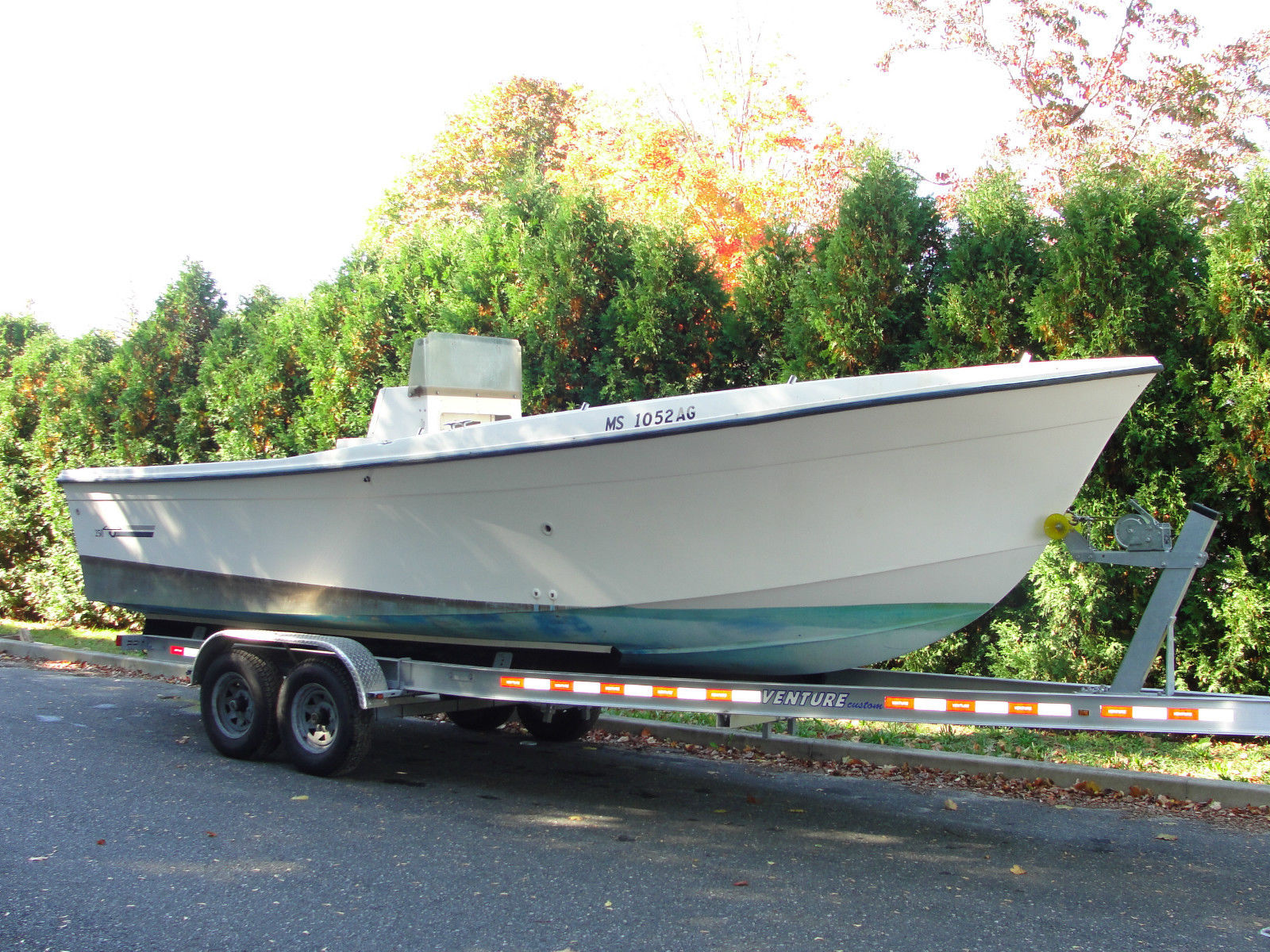 sea-ox 250 full transom center console 1992 for sale for