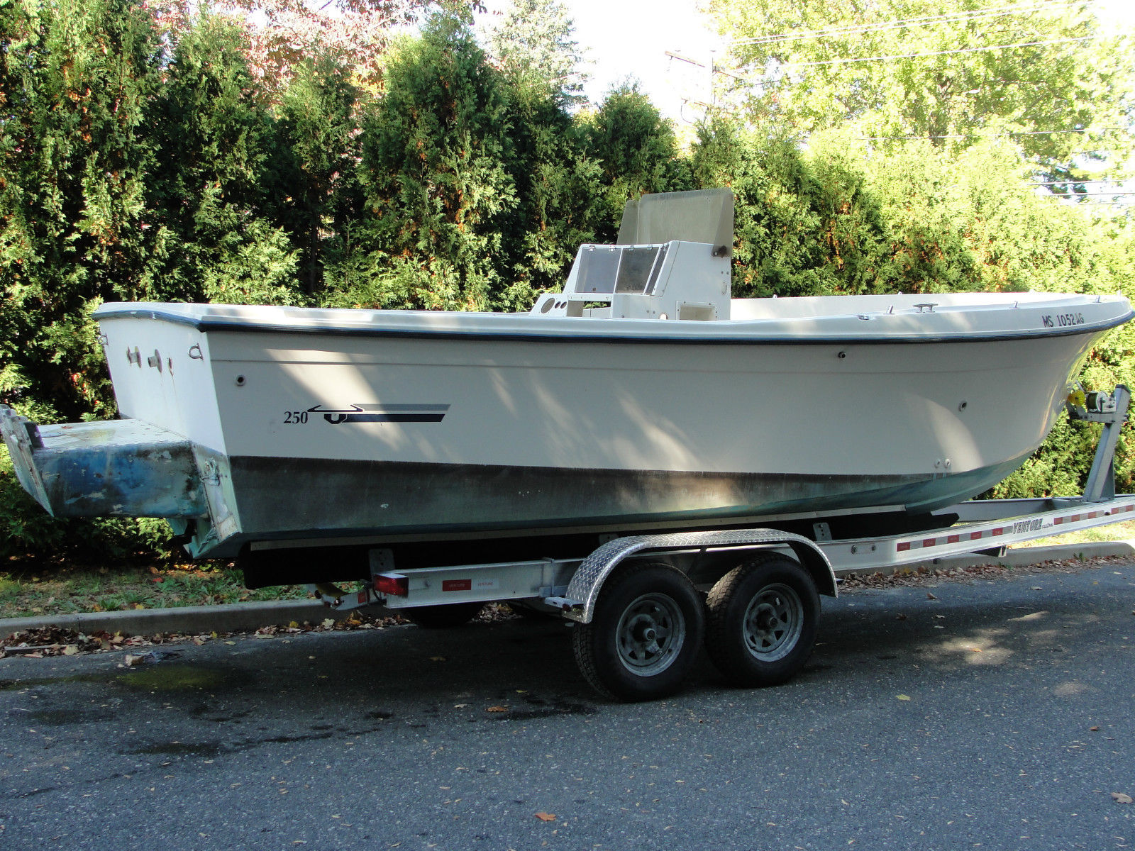 sea-ox 250 full transom center console 1992 for sale for