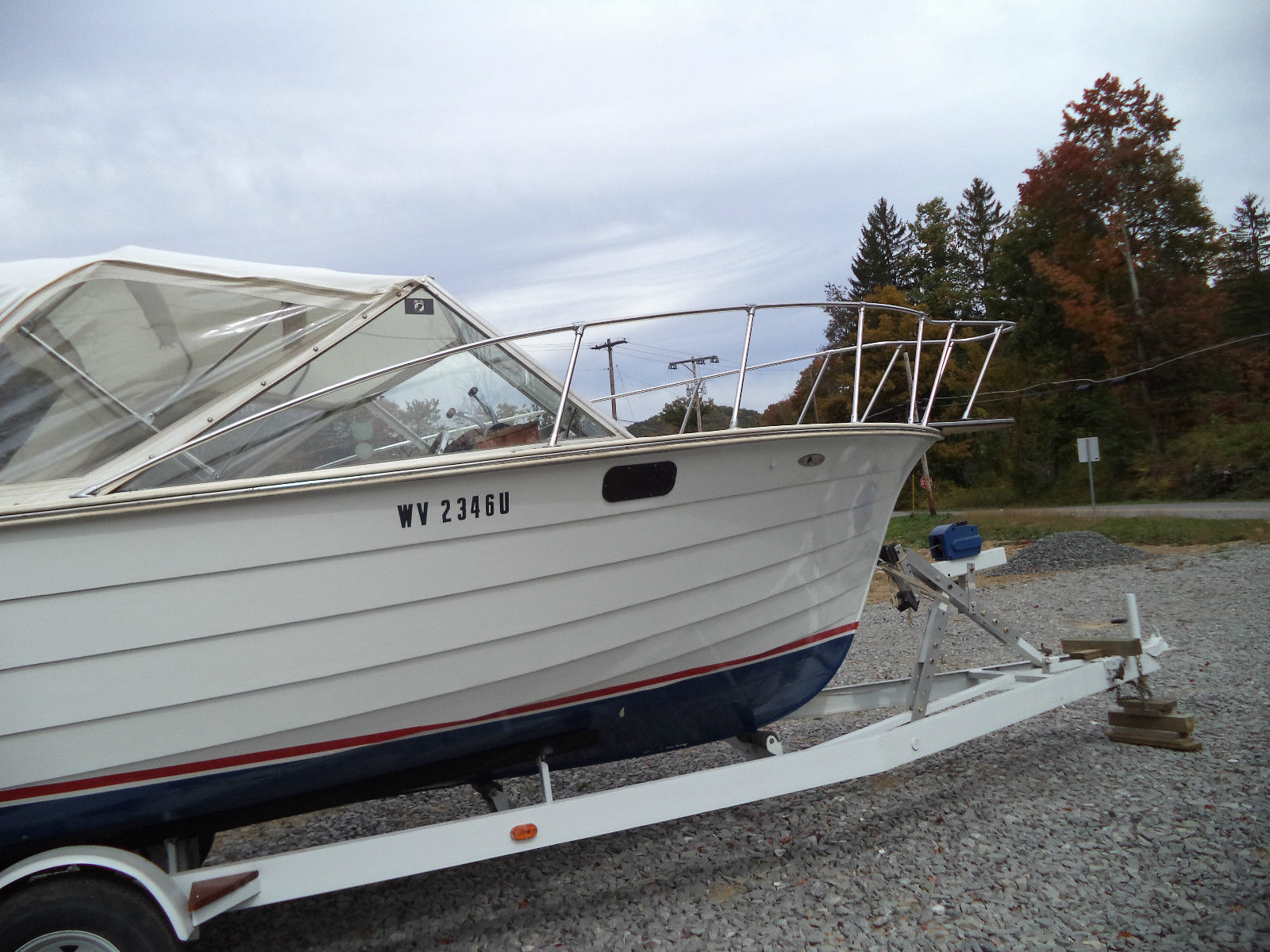 Skiff Craft 26ft Wooden Mahogany Boat 305 Volvo Inboard ...