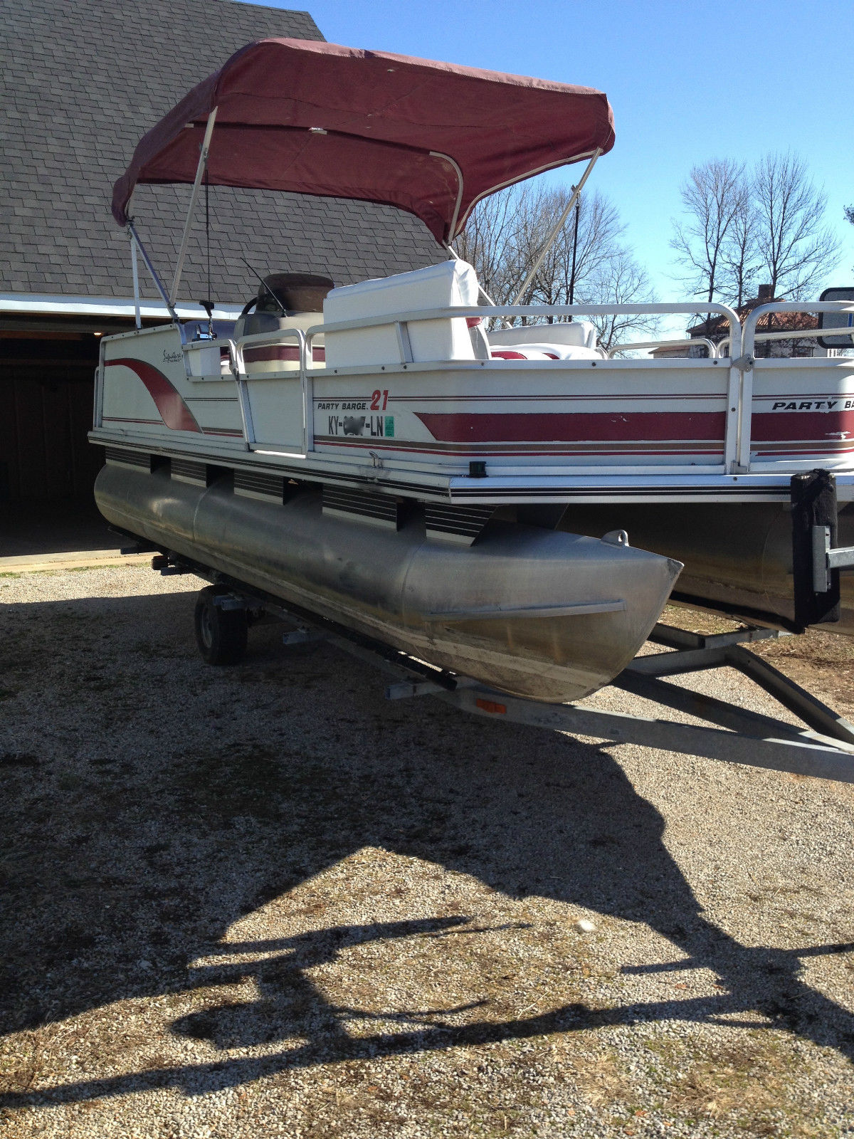sun tracker pontoon boat 1998 for sale for $6,500 - boats