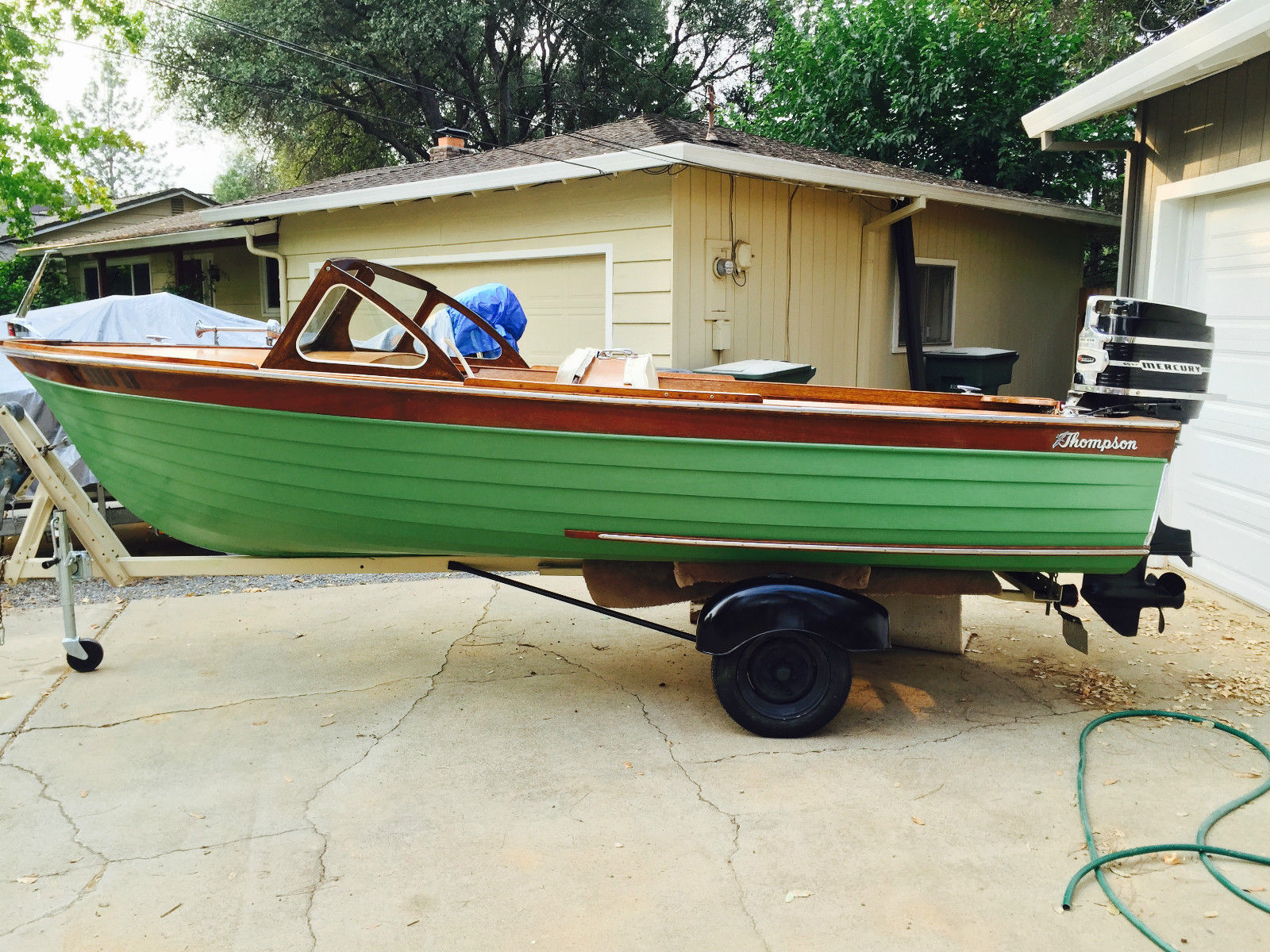 2016 16 ft. wood runabout